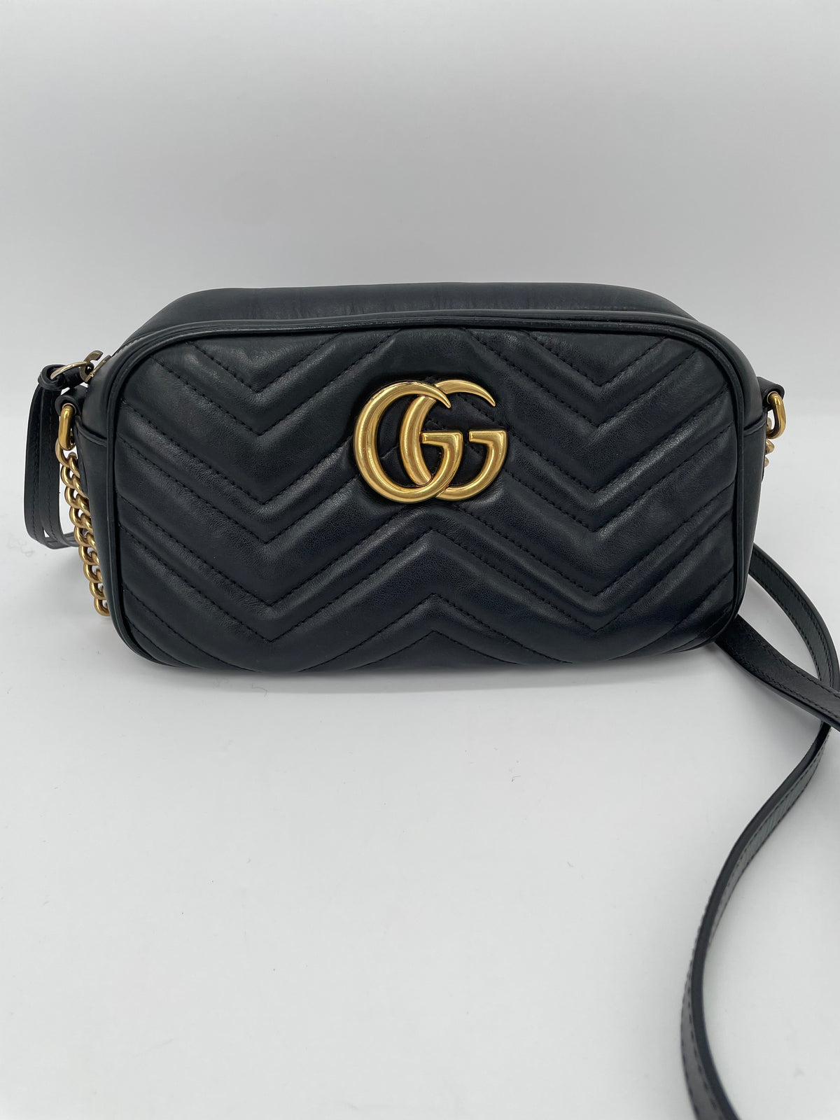 Preloved Gucci Marmont Shoulder Bag, Small