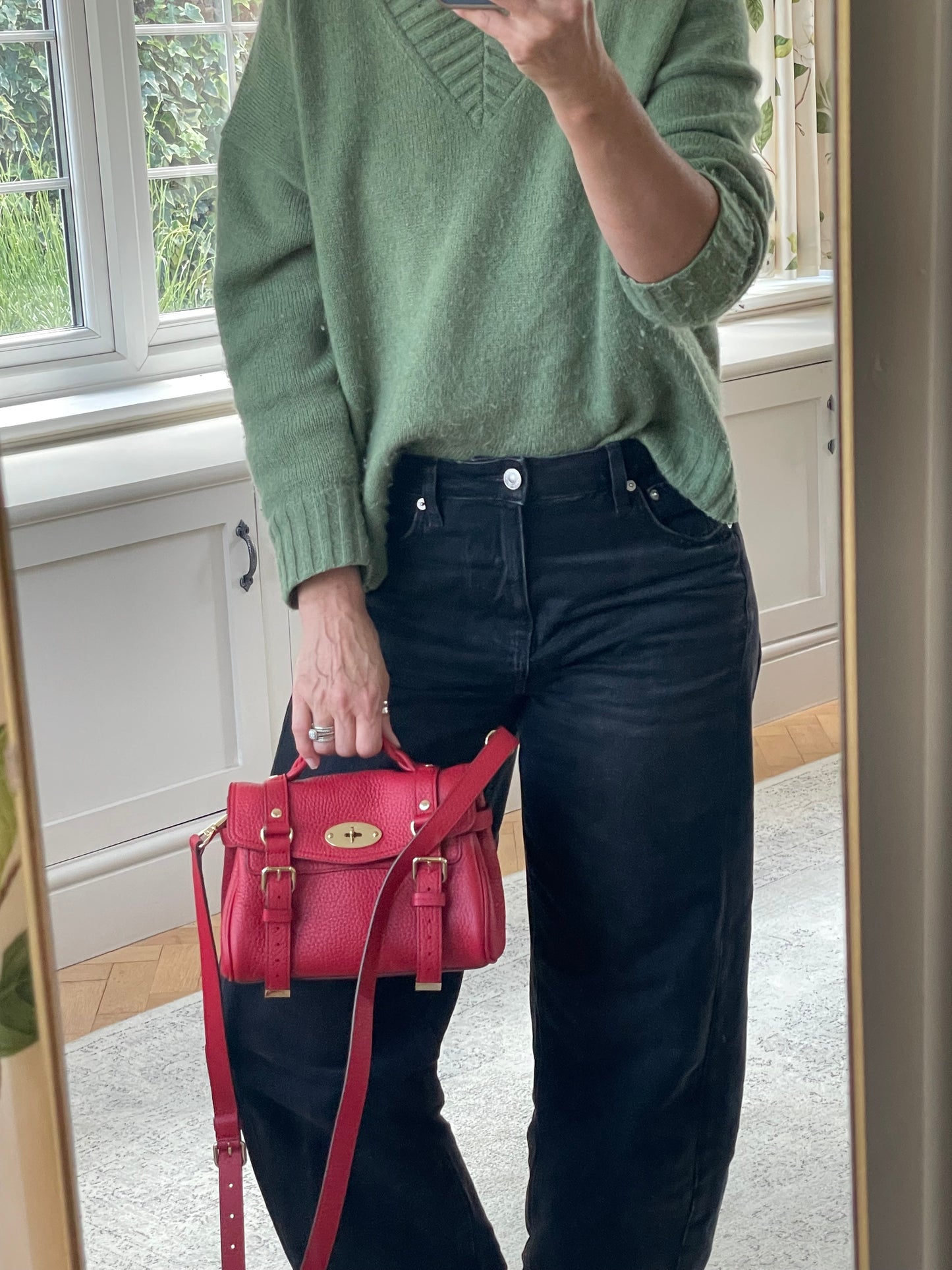 Preloved Mulberry Alexa Satchel Bag, Mini