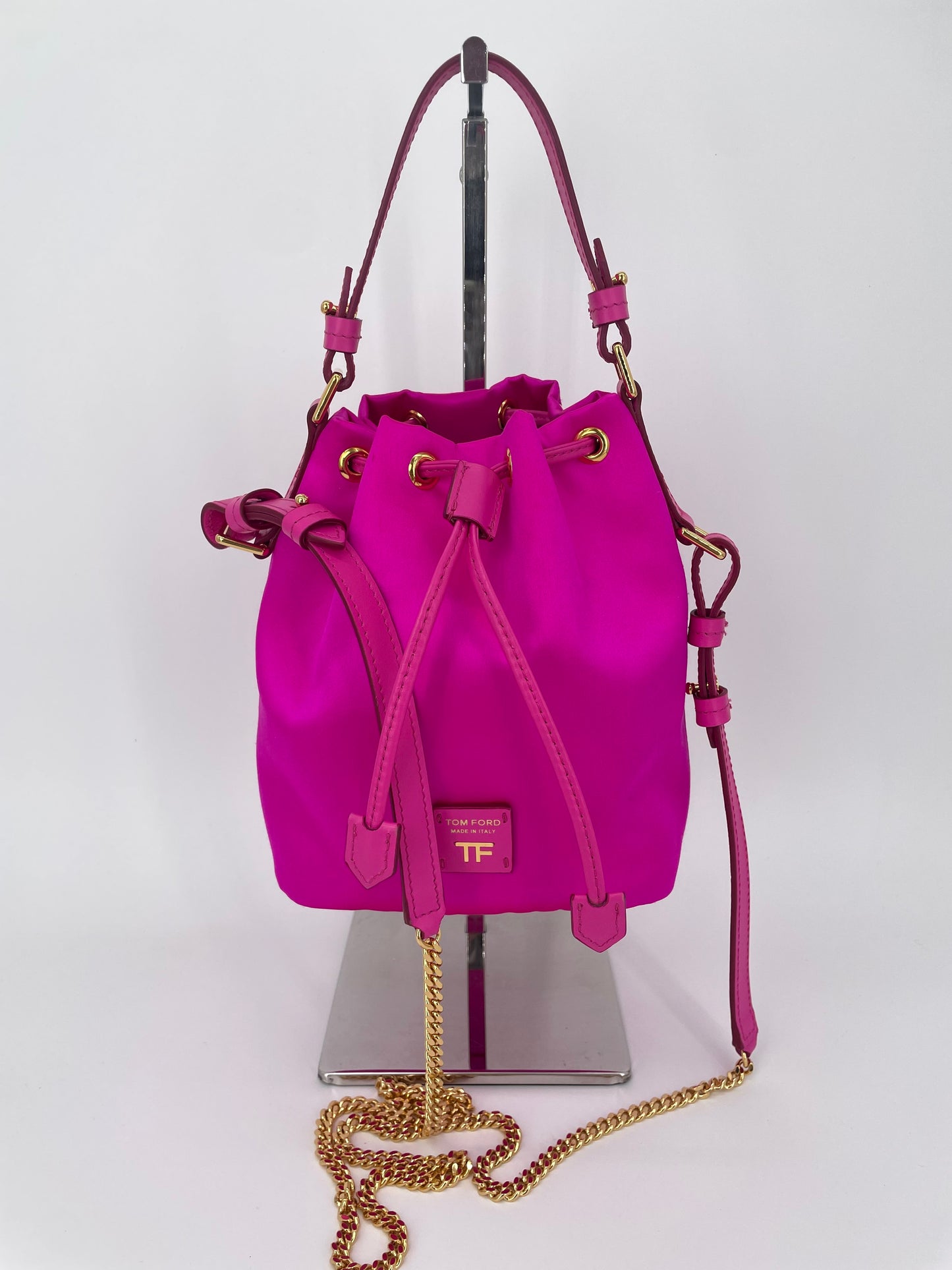 Preloved Tom Ford Disco Two Way Bucket Bag, Small