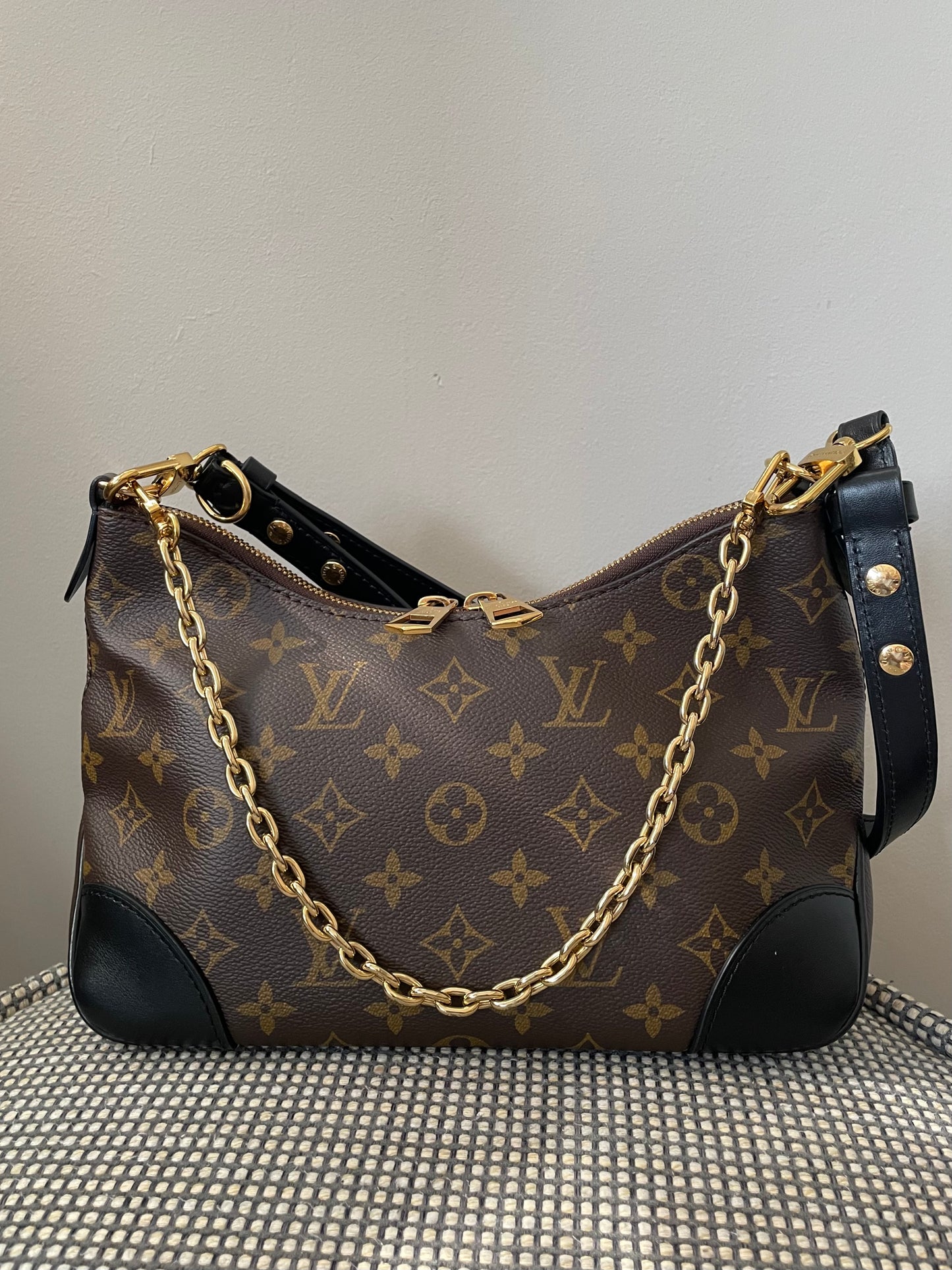 Preloved Louis Vuitton Boulogne NM PM Shoulder Bag