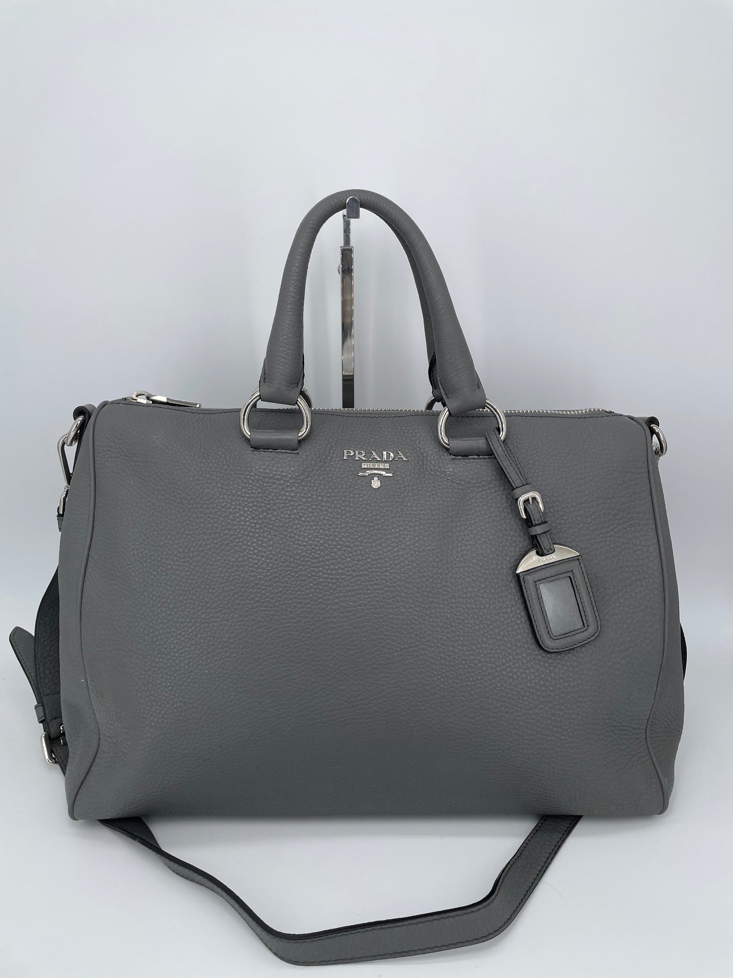 Preloved Prada Vitello Phenix Two Way Tote Bag, Large