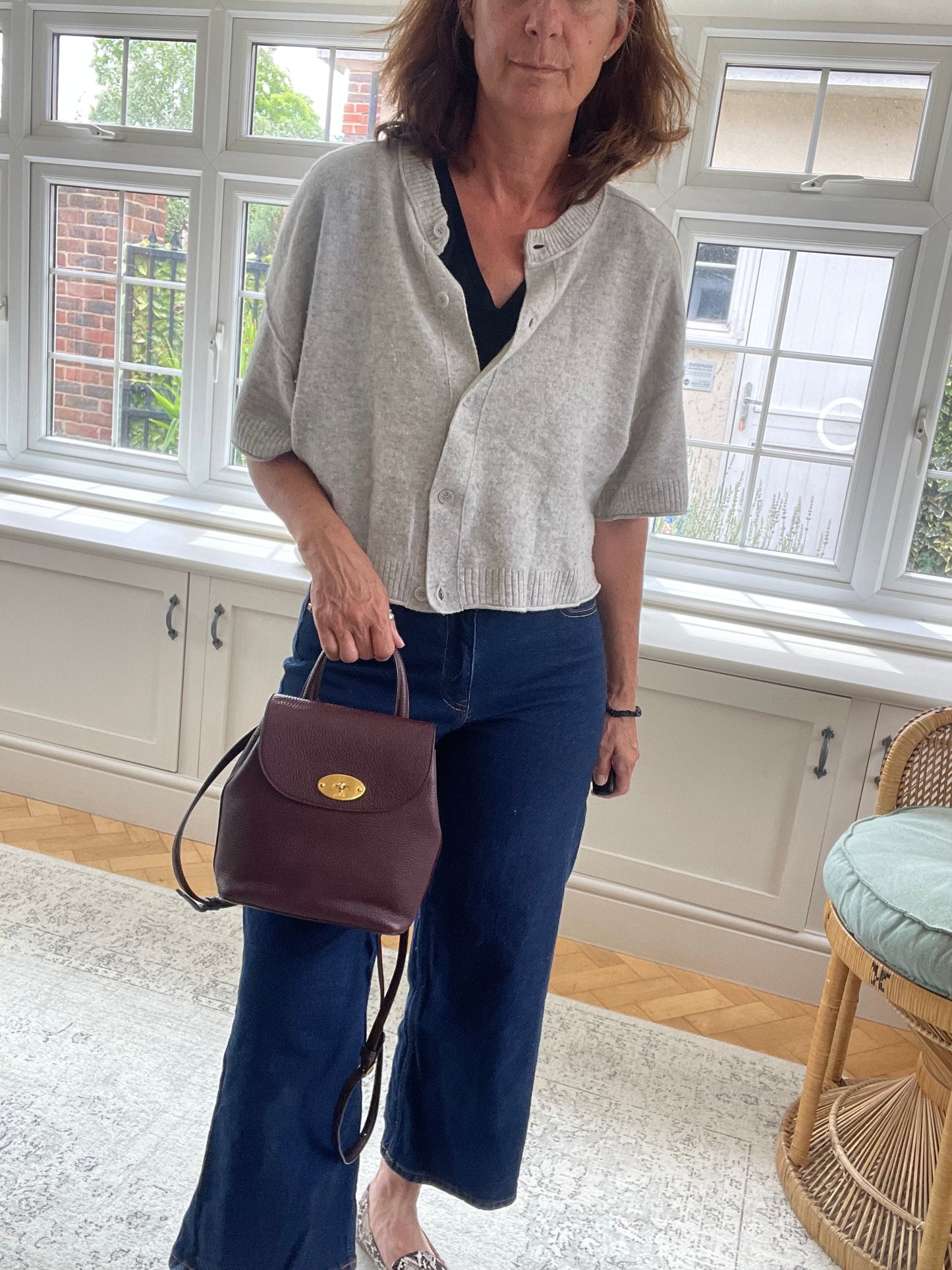 Preloved Mulberry Calfskin Bayswater Backpack, Mini