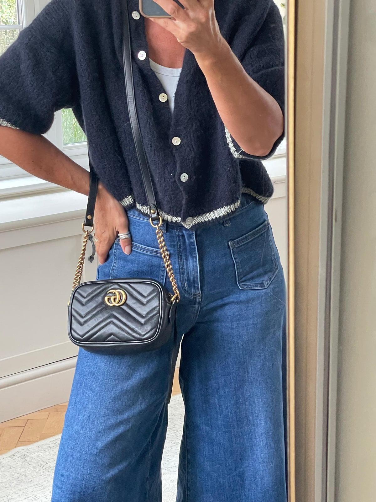 Preloved Gucci Marmont Crossbody Camera Bag, Mini
