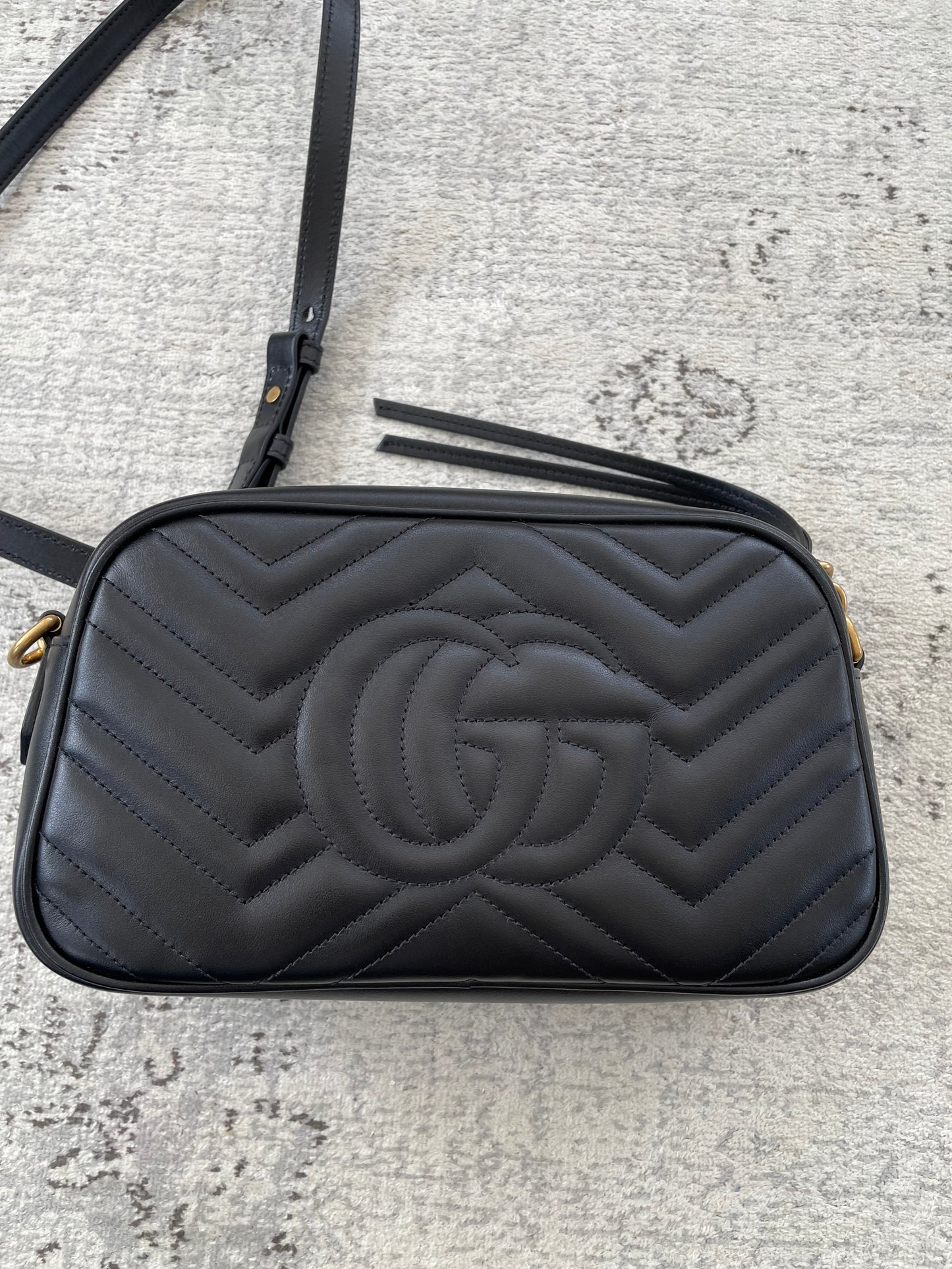 Preloved Gucci Marmont Shoulder Bag, Small