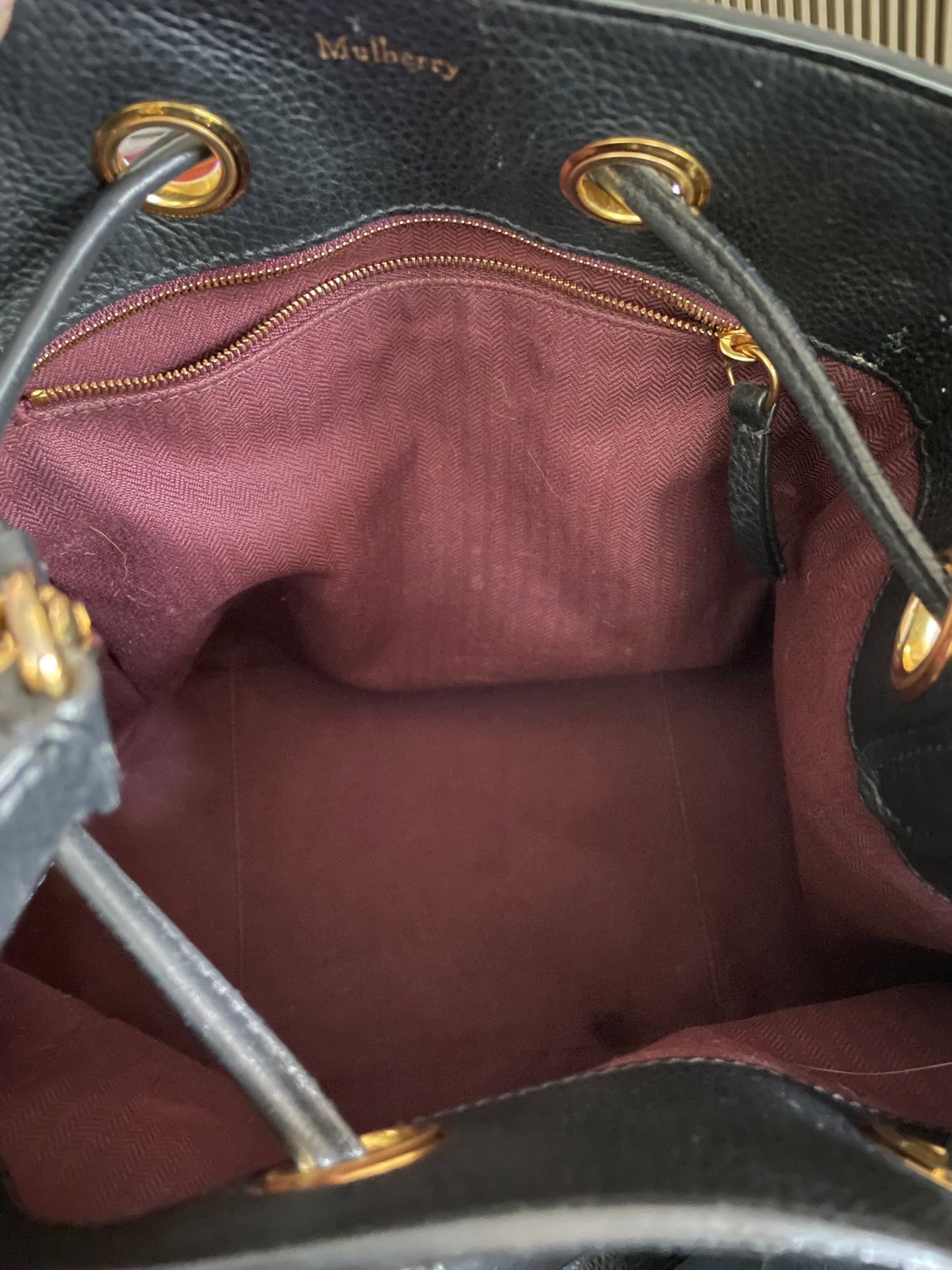 Preloved Mulberry Hampstead Bucket Bag