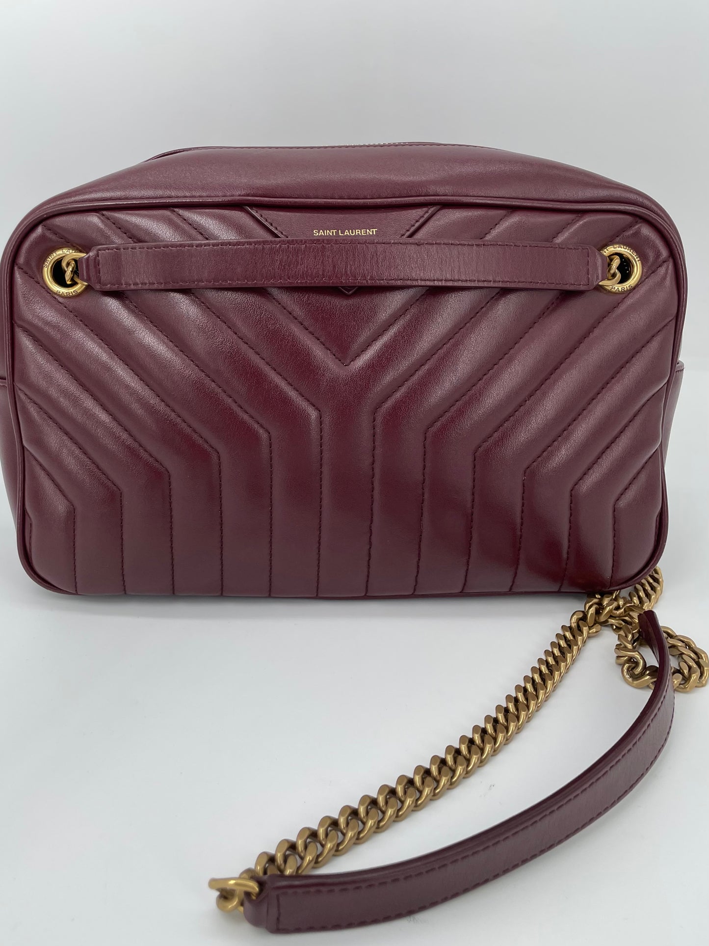 Preloved Saint Laurent Joan Camera Crossbody Bag, Medium