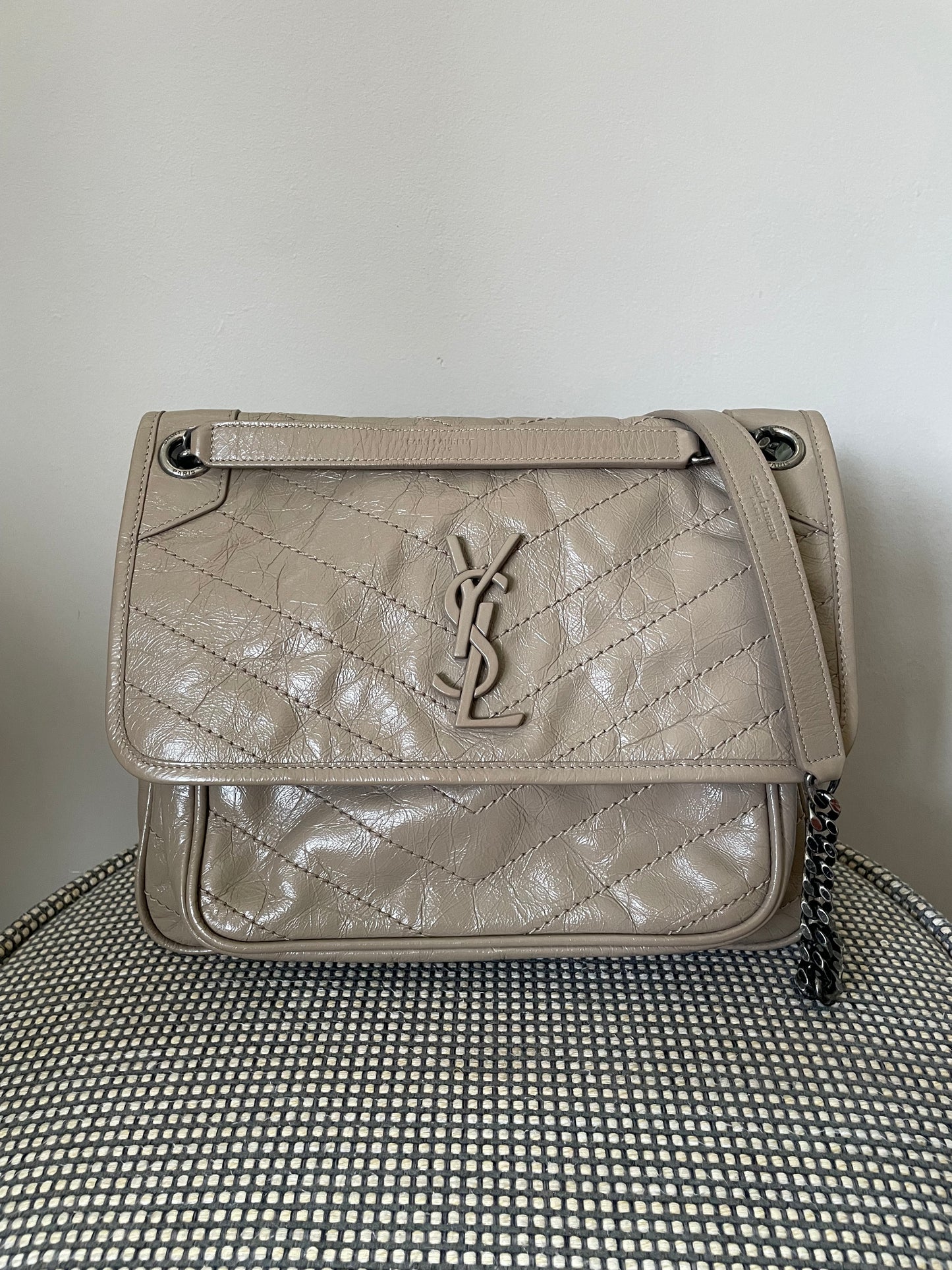 Preloved Saint Laurent Niki Shoulder Bag, Medium