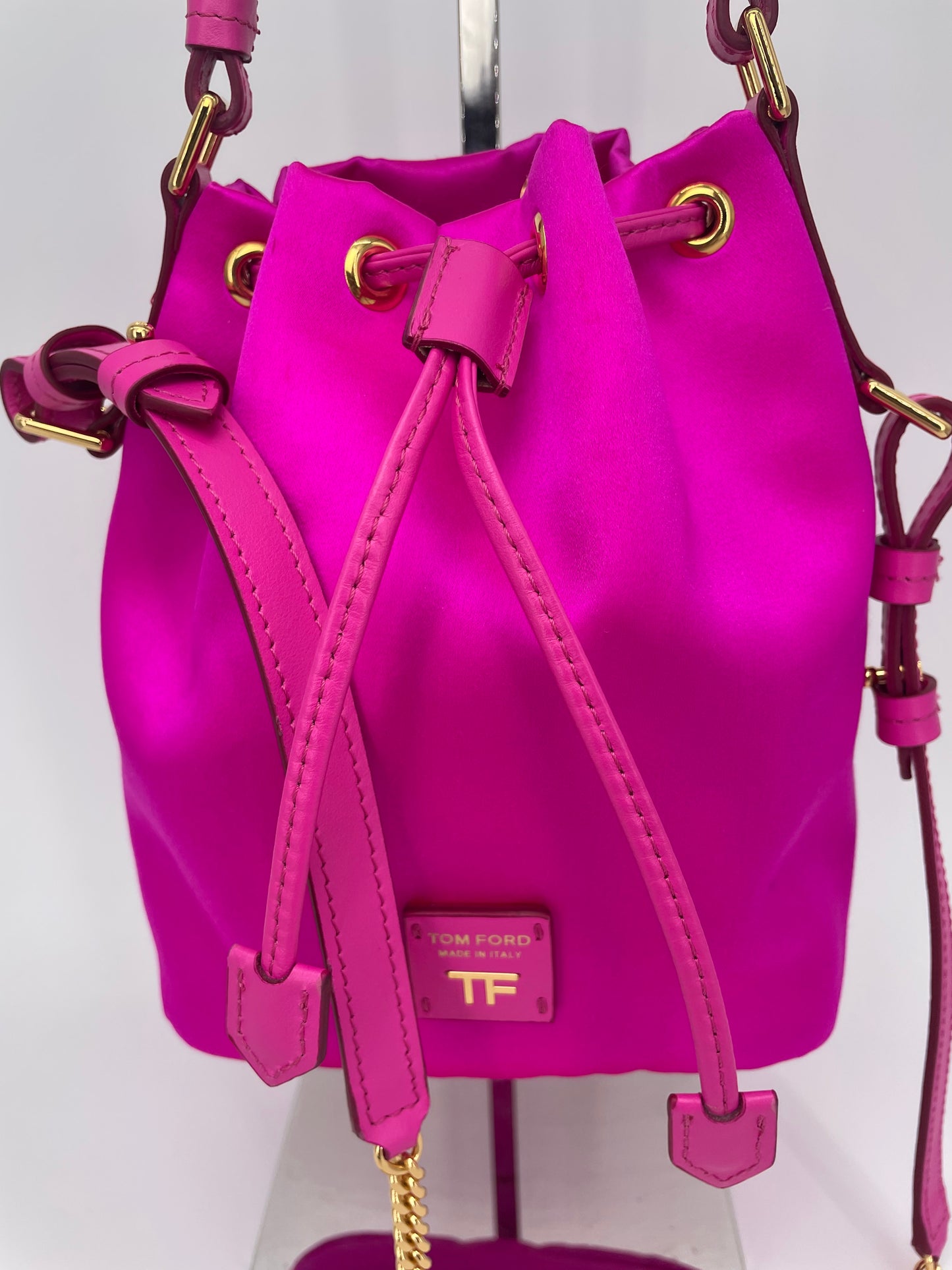 Preloved Tom Ford Disco Two Way Bucket Bag, Small