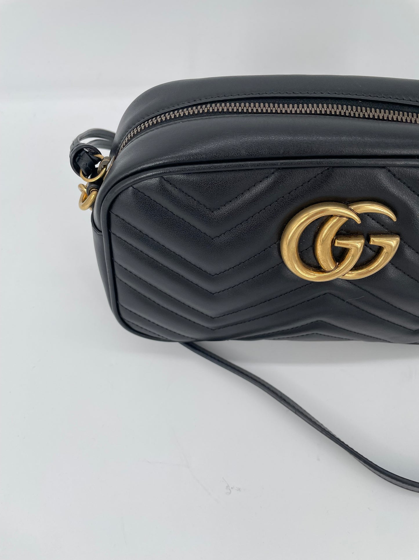 Preloved Gucci Marmont Shoulder Bag, Small