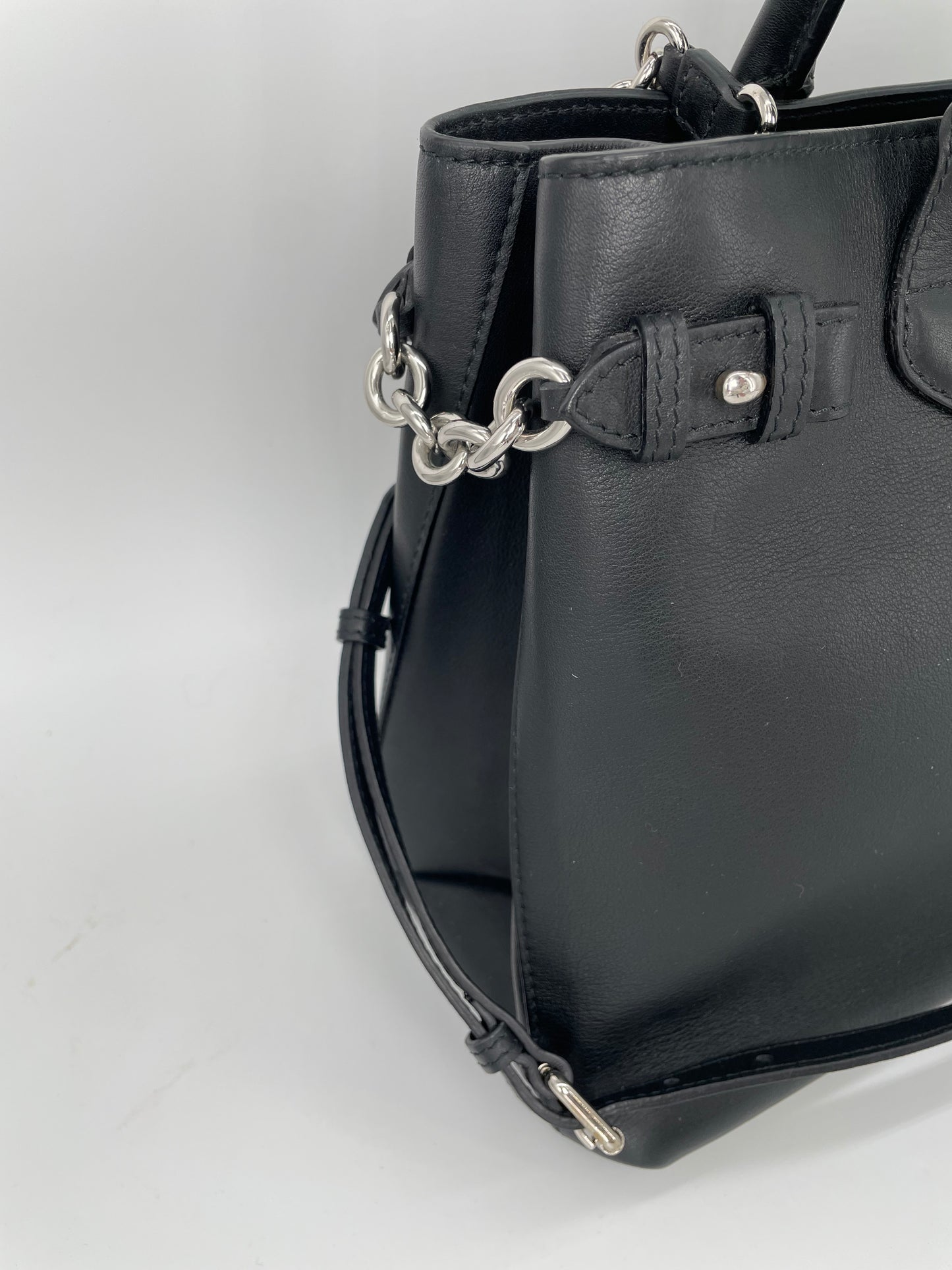 Preloved Burberry Banner Two Way Tote Bag, Medium