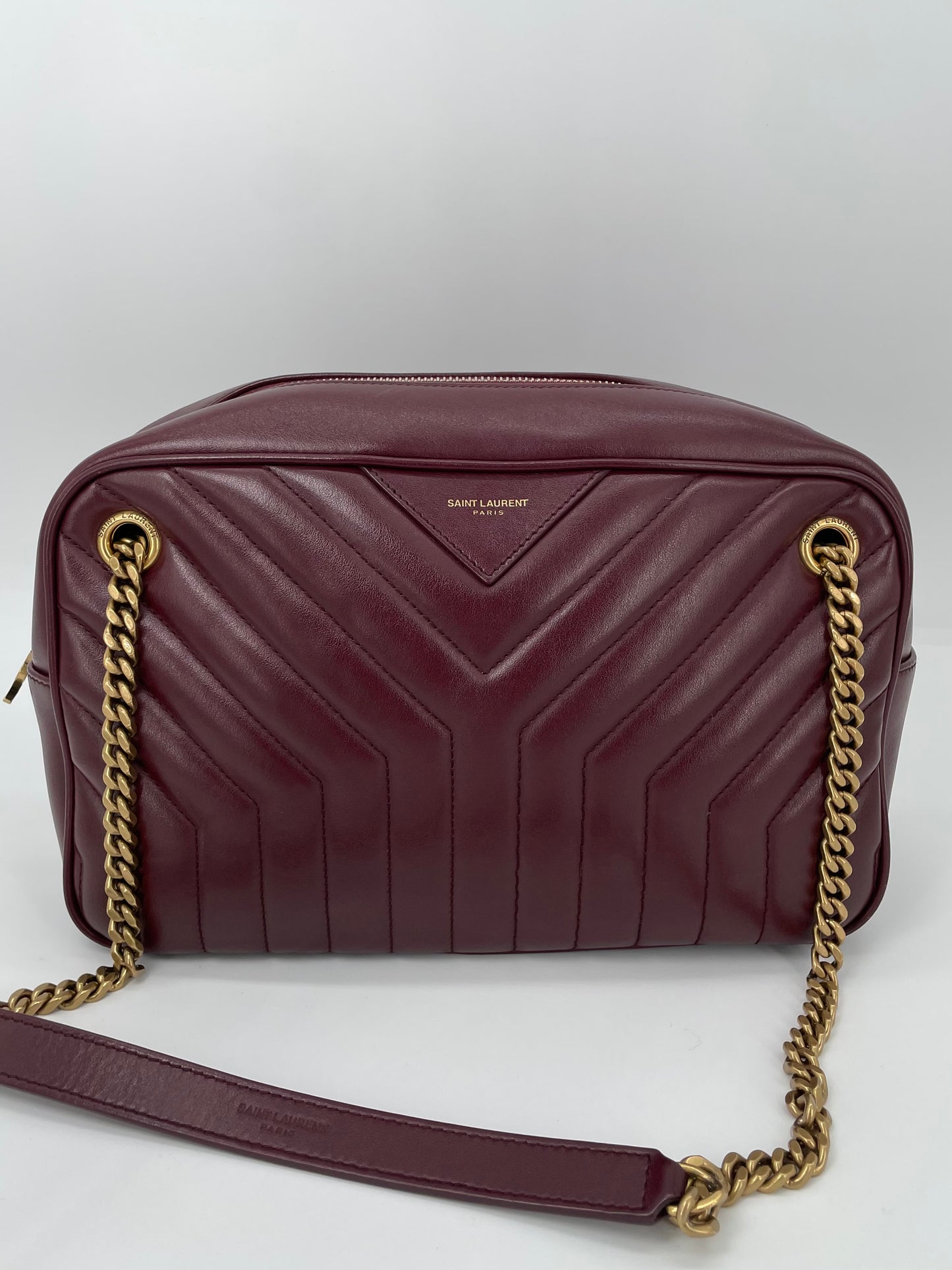 Preloved Saint Laurent Joan Camera Crossbody Bag, Medium