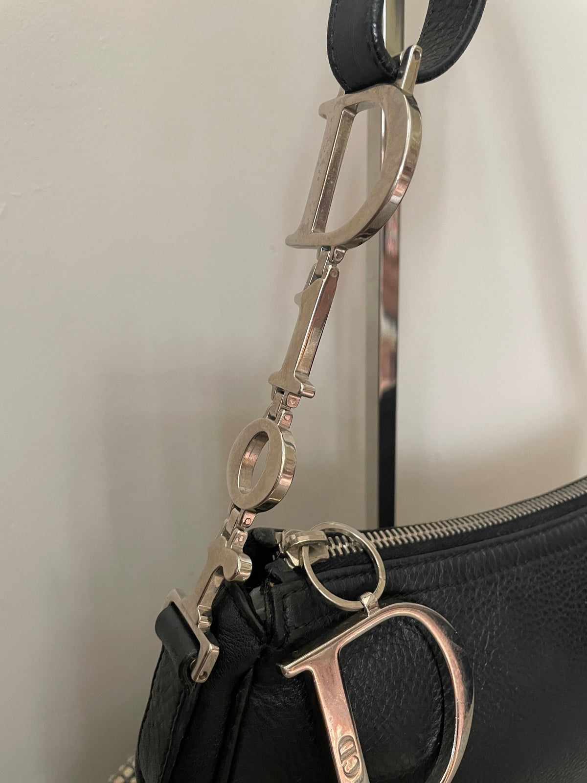 Preloved Christian Dior D-Charm Pochette Shoulder Bag