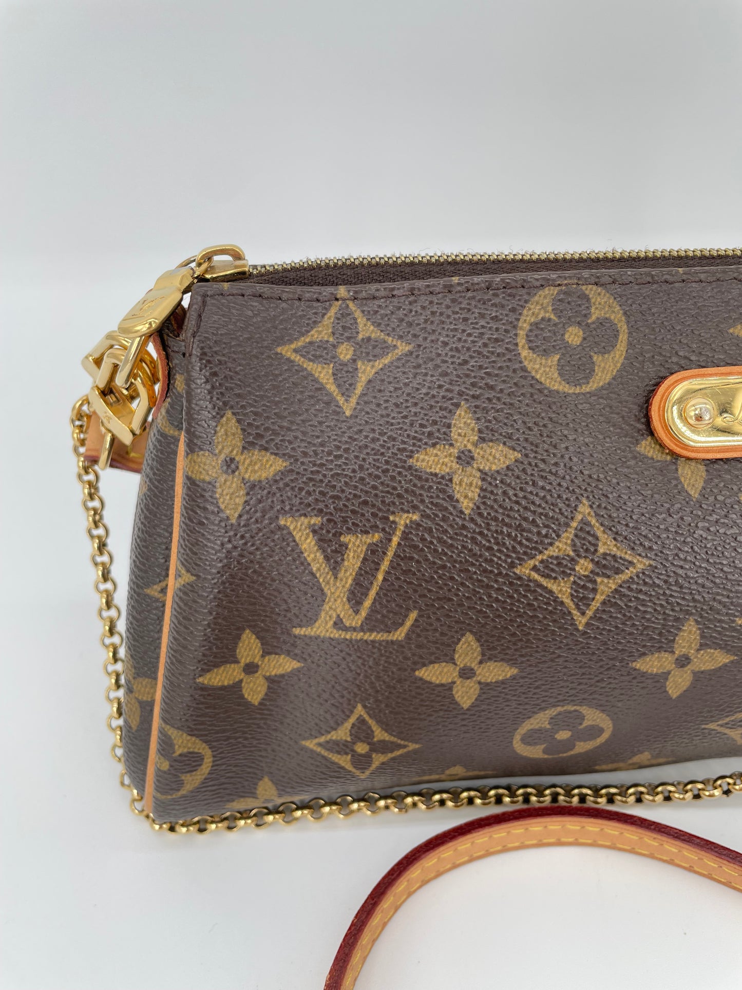 Preloved Louis Vuitton Monogram Canvas Eva Clutch/Crossbody Bag