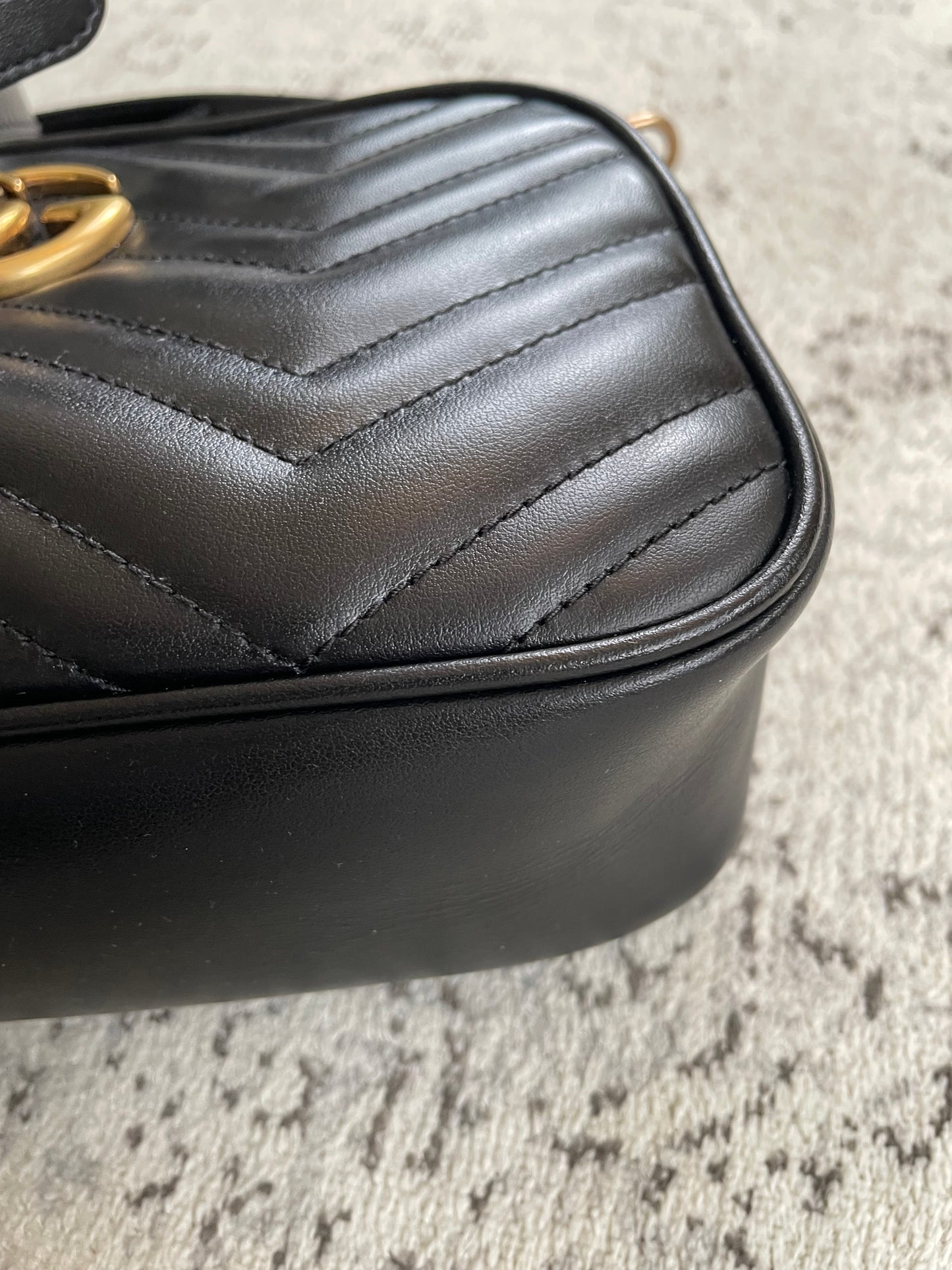 Preloved Gucci Marmont Shoulder Bag, Small