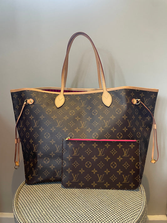 Louis Vuitton Neverfull Shopping Tote Bag, GM