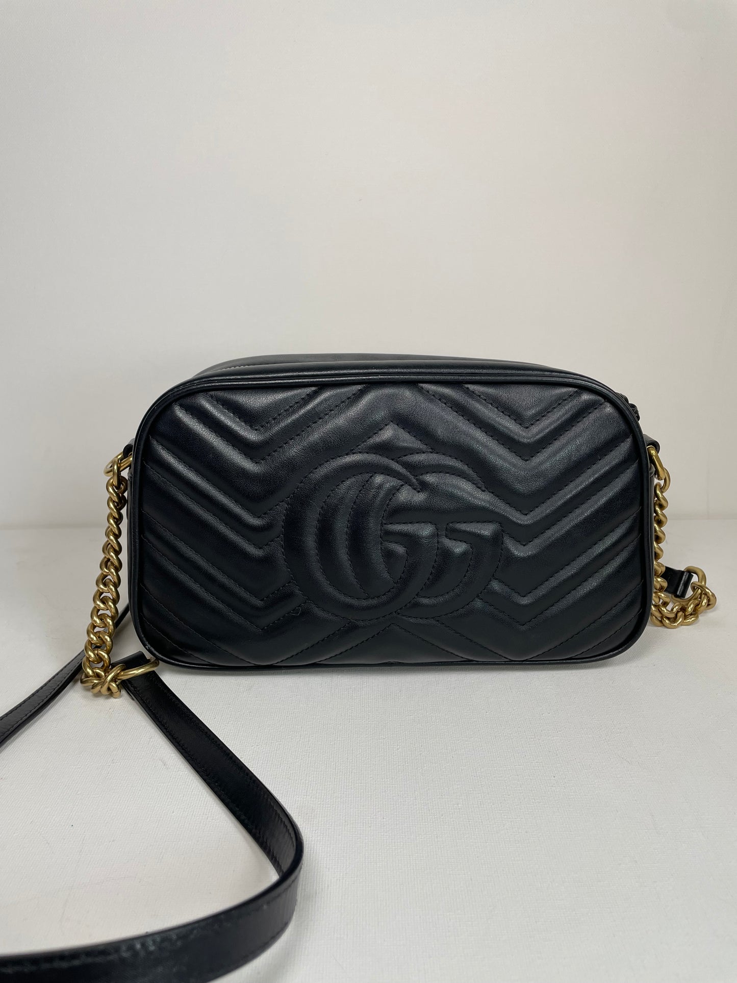 Preloved Gucci Marmont Shoulder Bag, Small