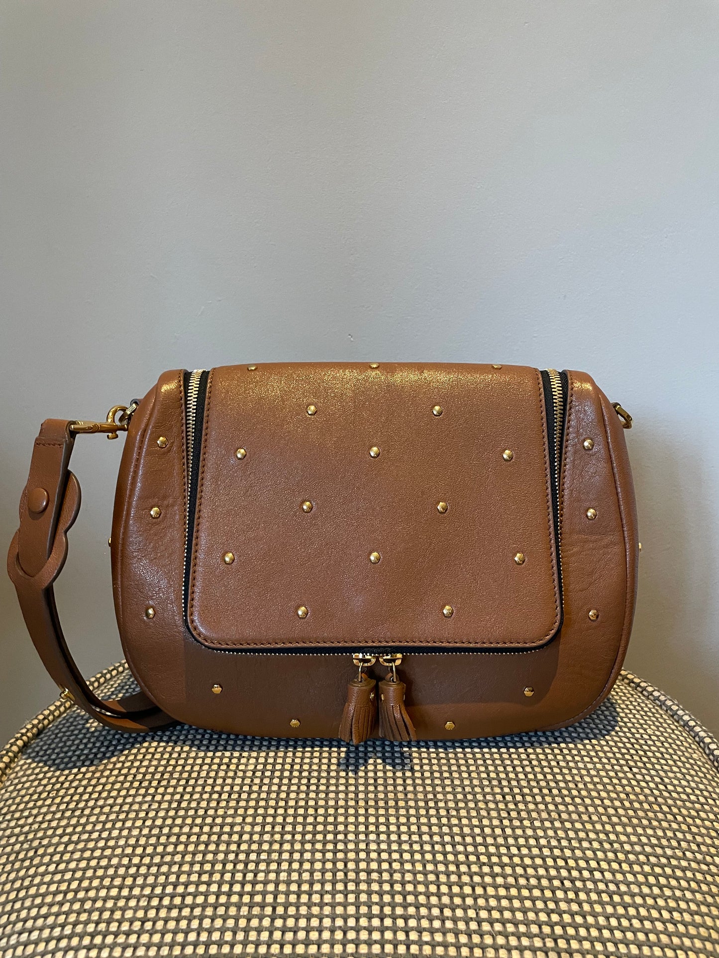 Preloved Anya Hindmarch Vere Satchel Bag, Medium