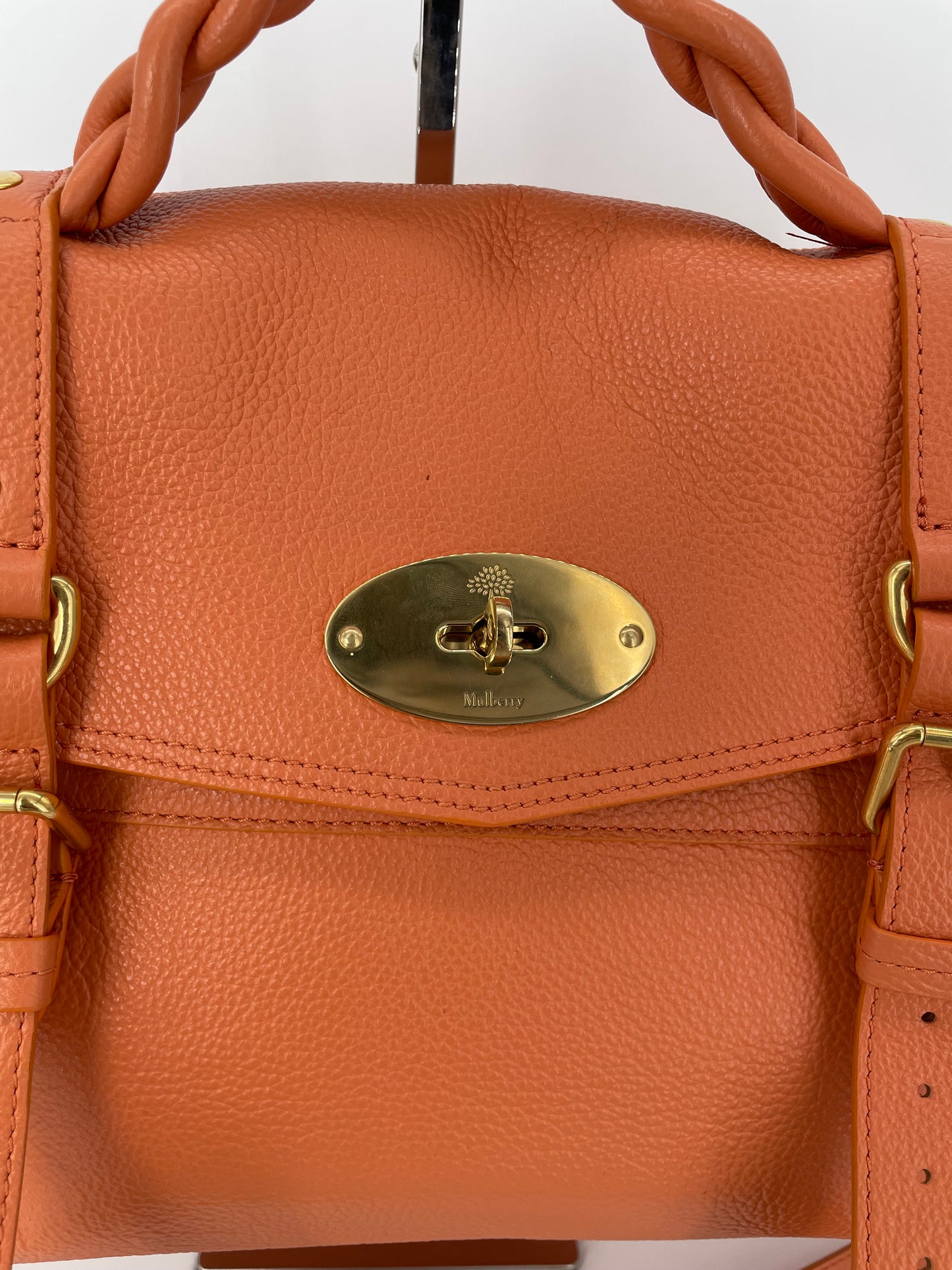 Preloved Mulberry Alexa Satchel Bag, Regular