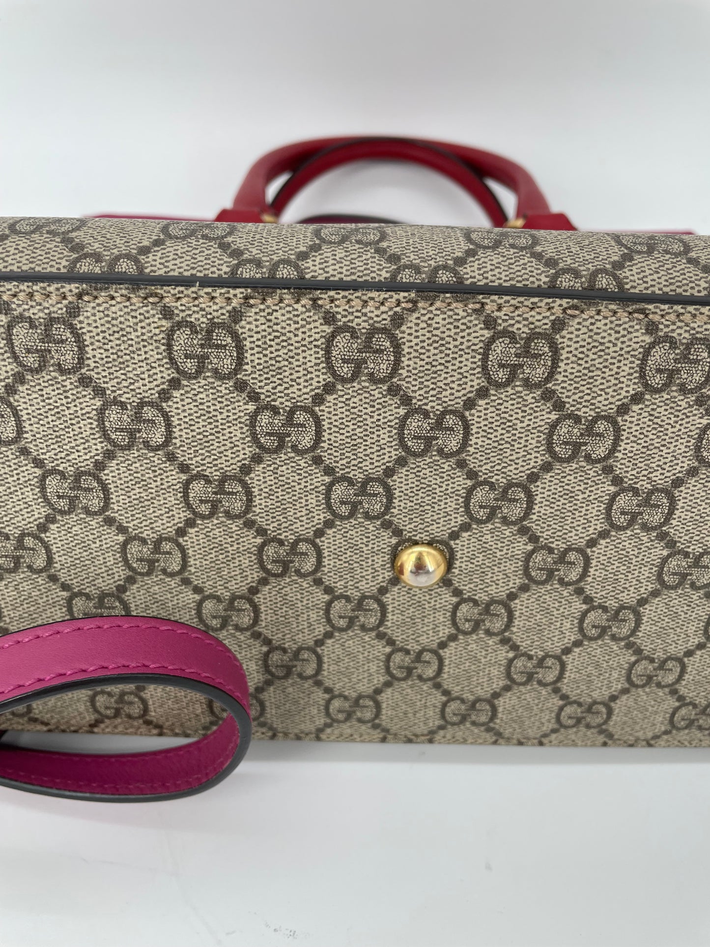 Preloved Gucci Supreme Monogram Tote Bag