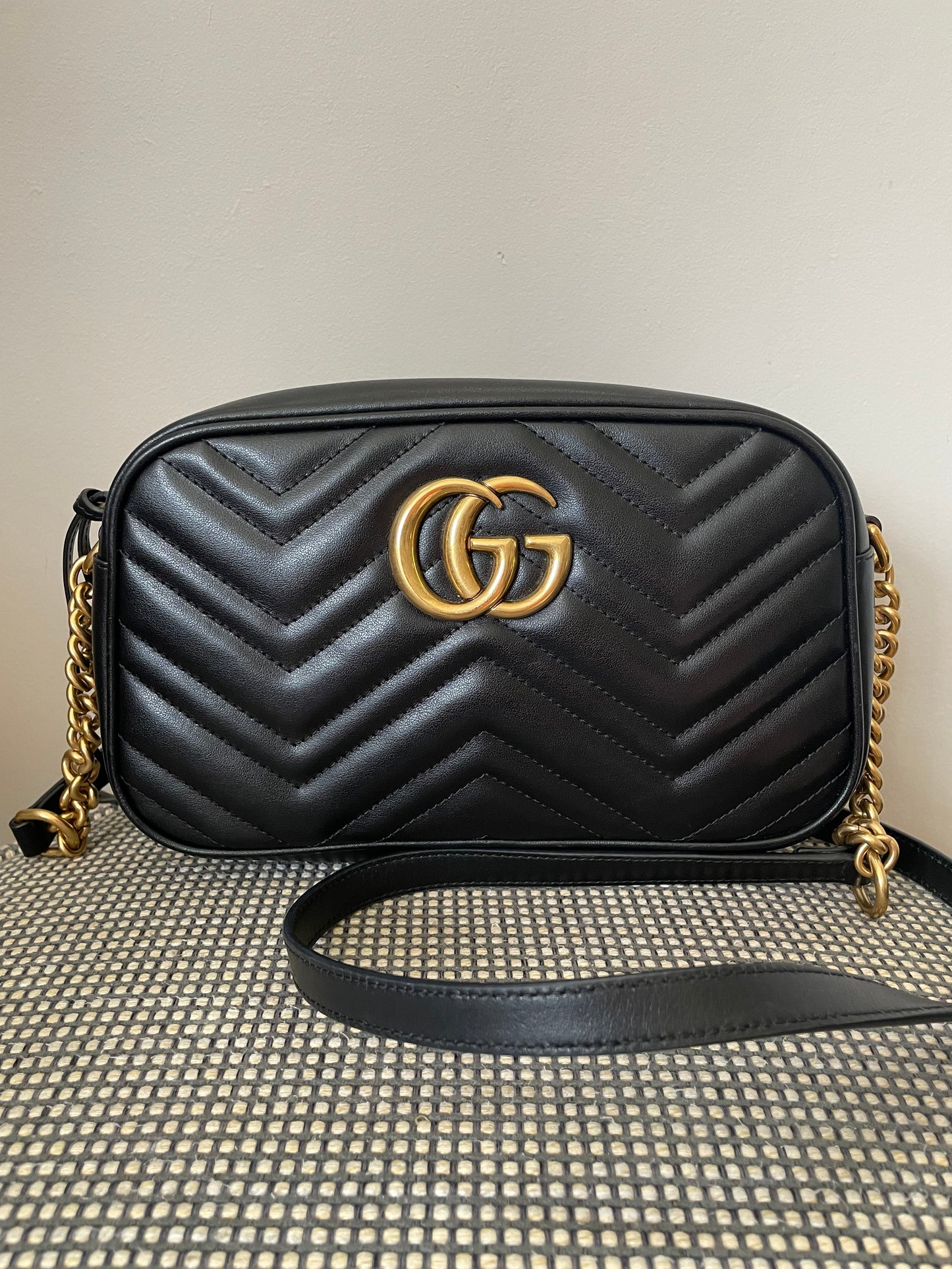 Preloved Gucci Marmont Shoulder Bag, Small