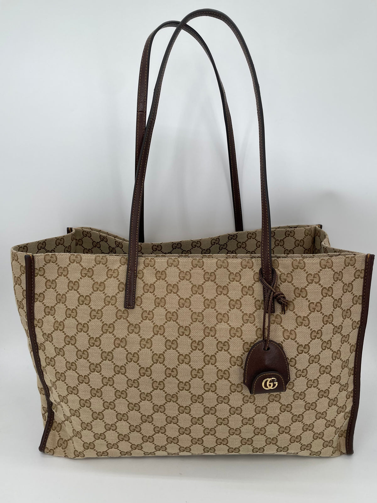 Preloved Gucci Londres Tote Bag, Large