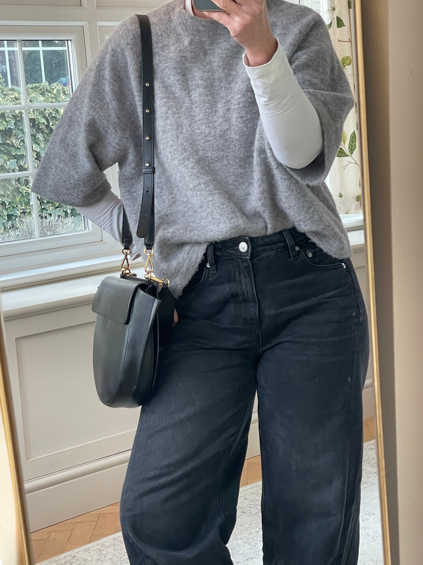 Preloved Wandler Hortensia Crossbody Bag and Top Handle Bag, Medium