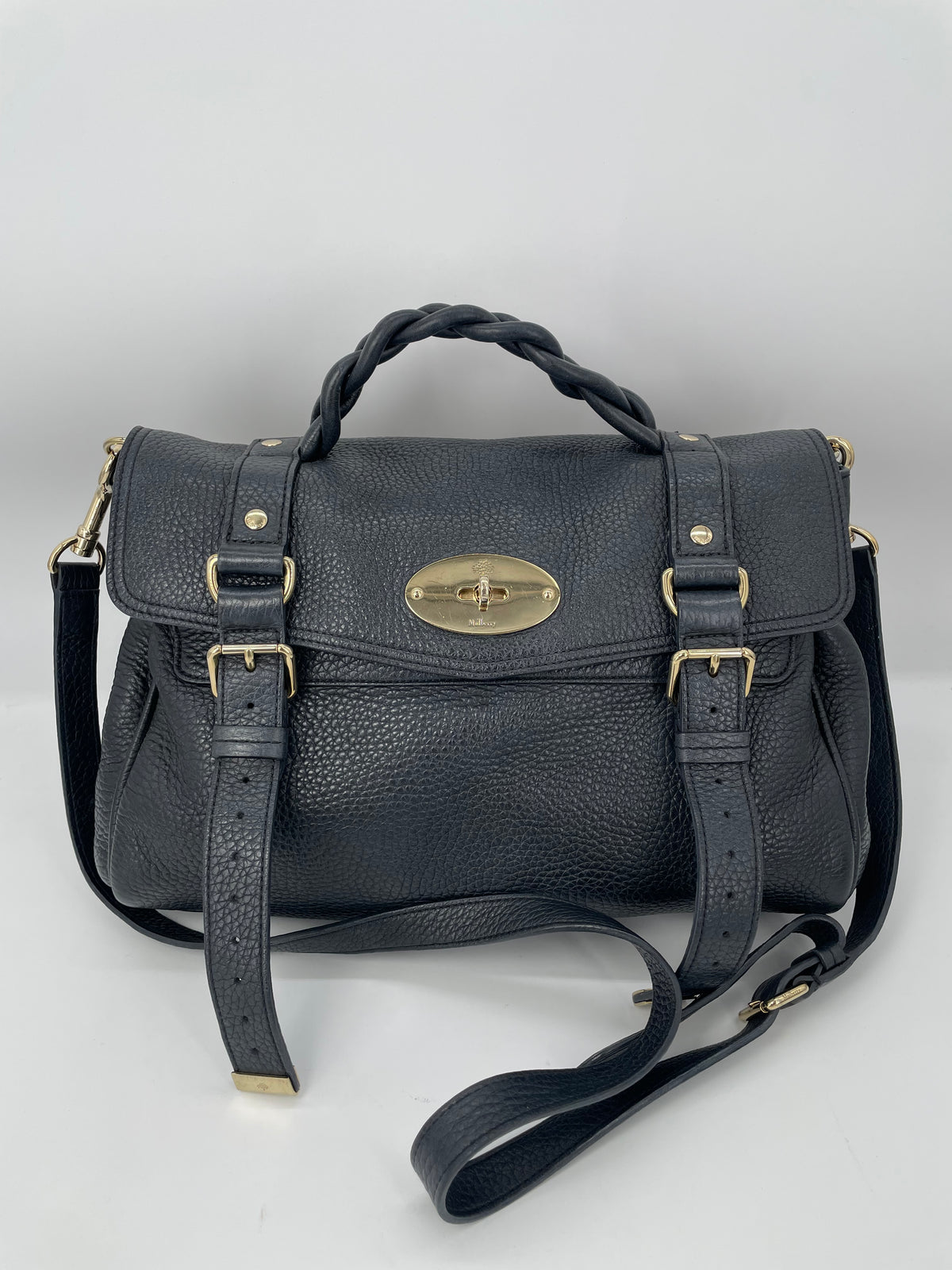 Preloved Mulberry Alexa Satchel Bag, Medium
