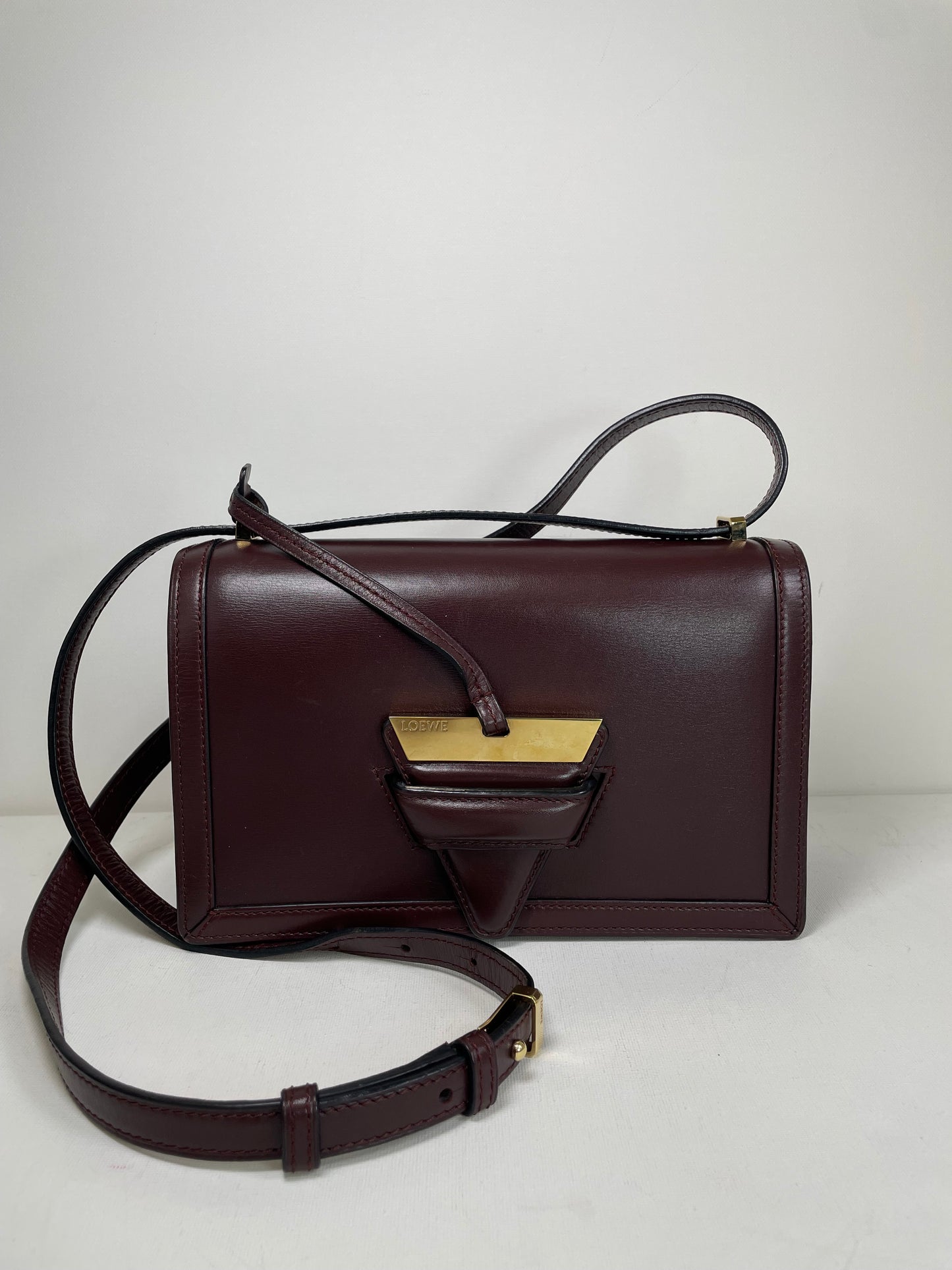 Preloved Loewe Barcelona Crossbody Bag, Medium