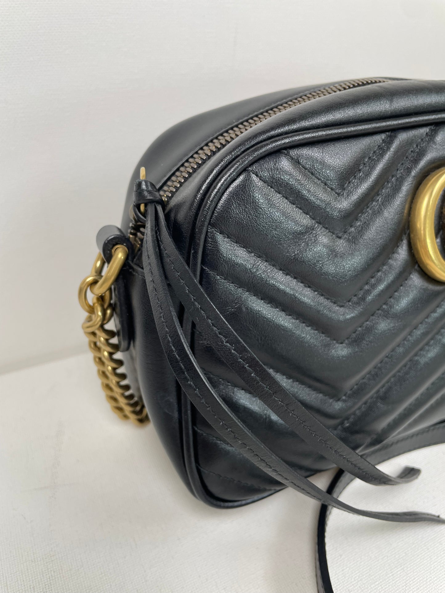 Preloved Gucci Marmont Shoulder Bag, Small