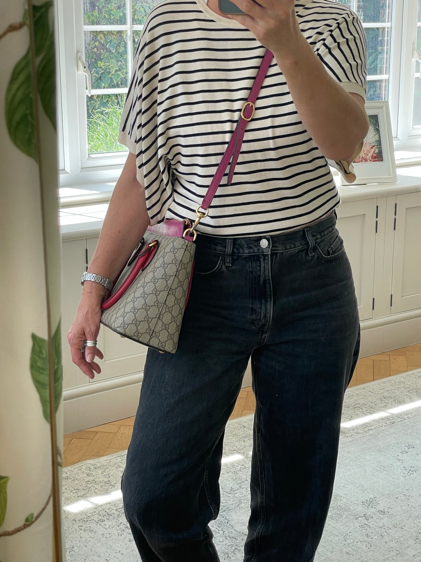 Preloved Gucci Supreme Monogram Tote Bag