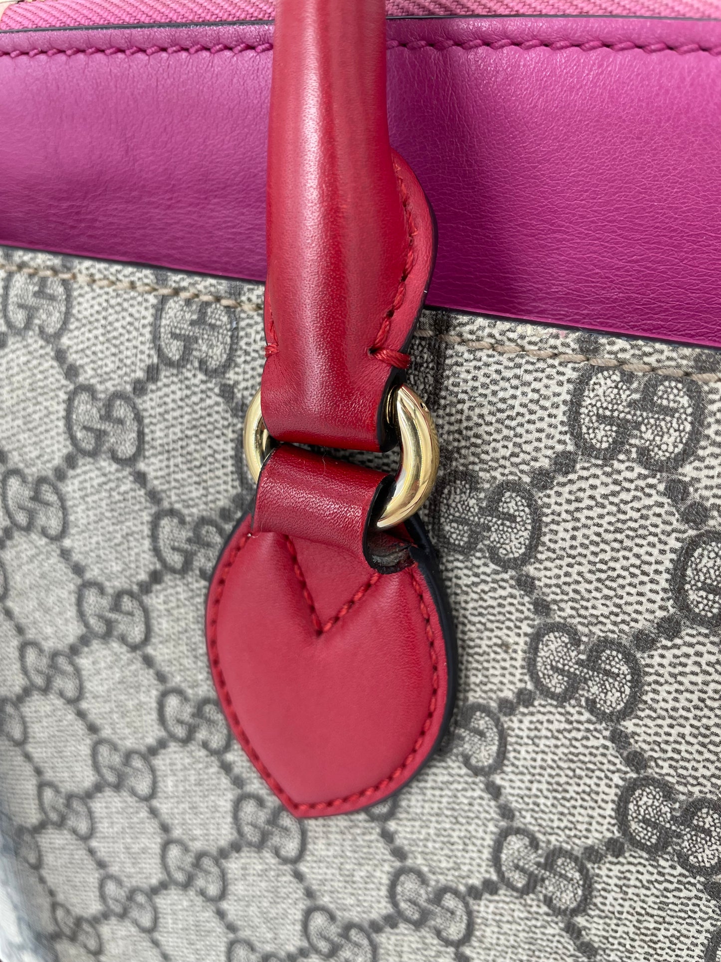 Preloved Gucci Supreme Monogram Tote Bag