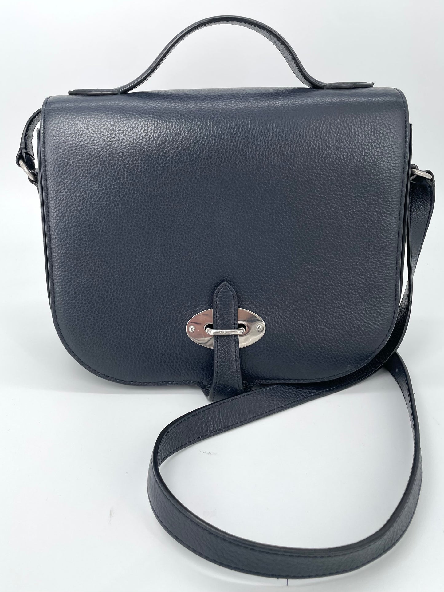 Preloved Mulberry Tenby Satchel Shoulder Bag, Large