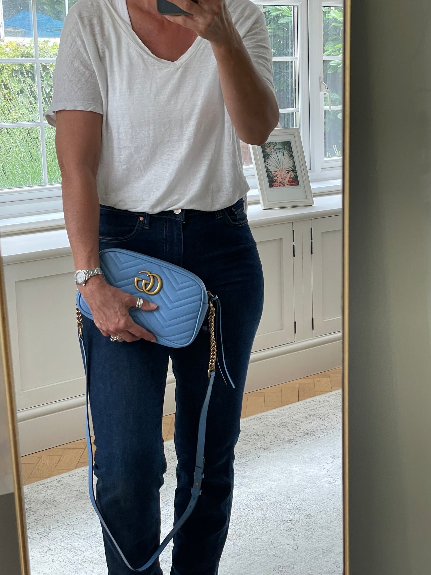 Preloved Gucci Marmont Shoulder Bag, Small