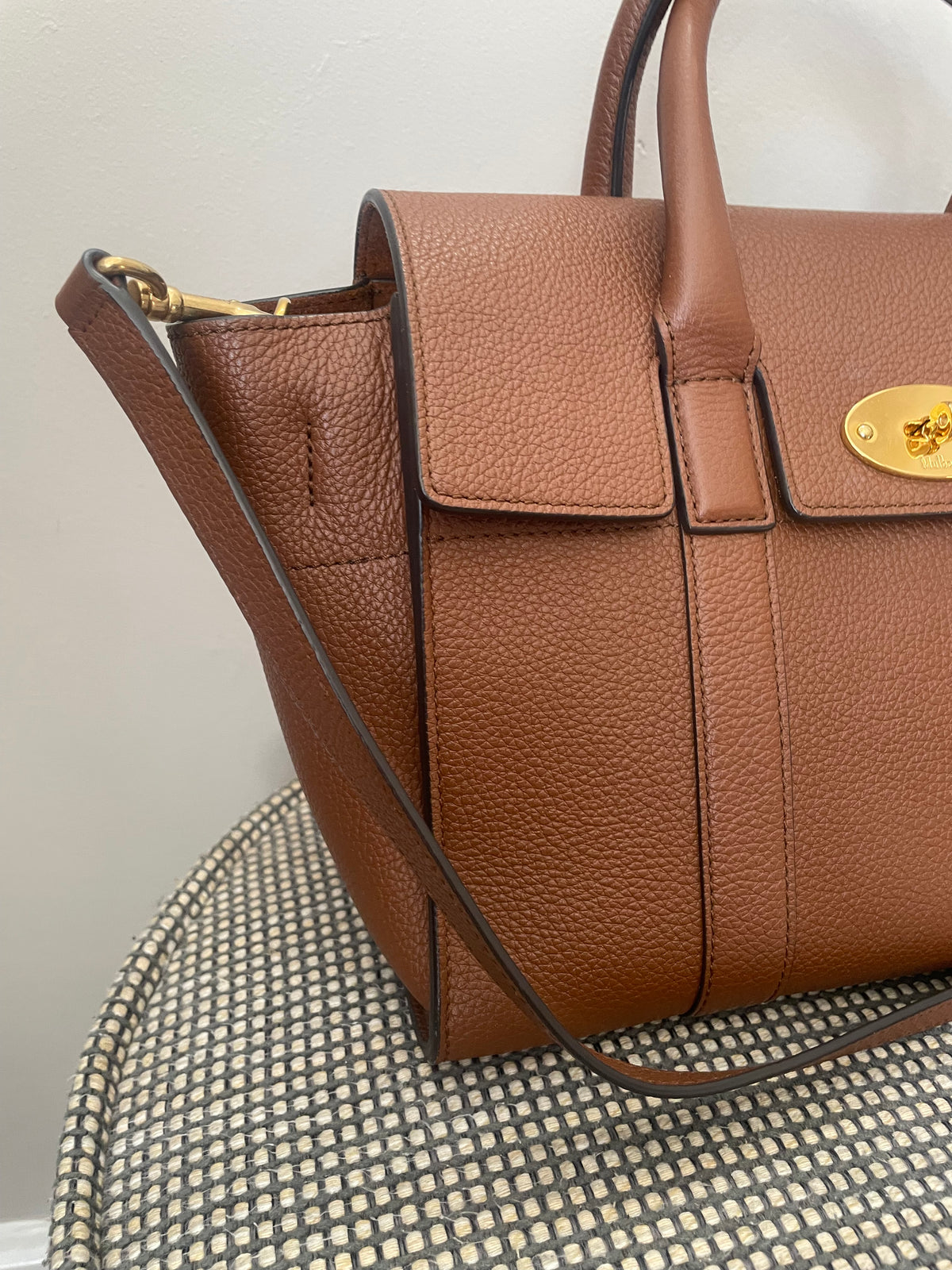 Preloved Mulberry Bayswater Satchel Bag, Small