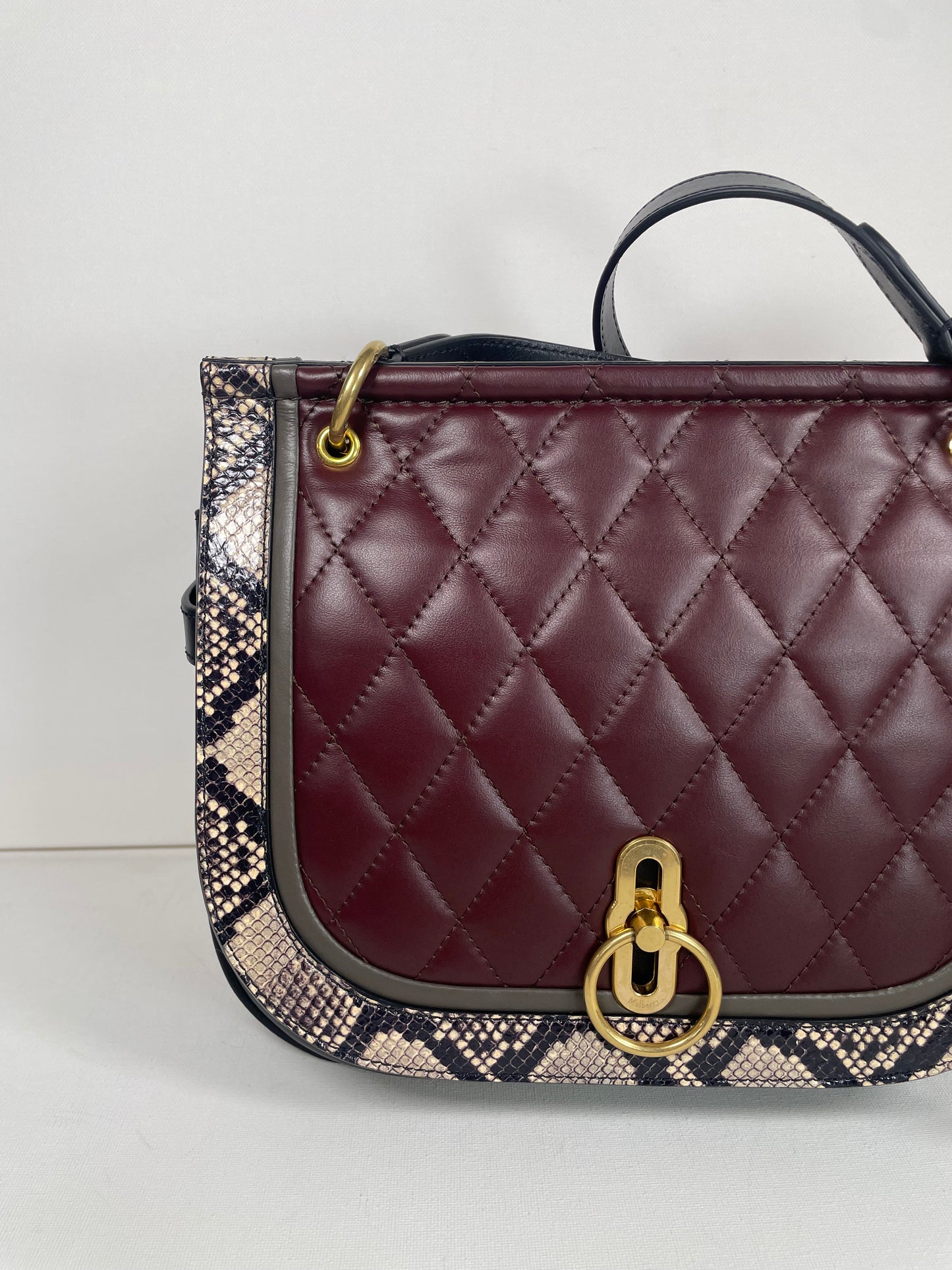 Preloved Mulberry Amberley Satchel Bag, Medium