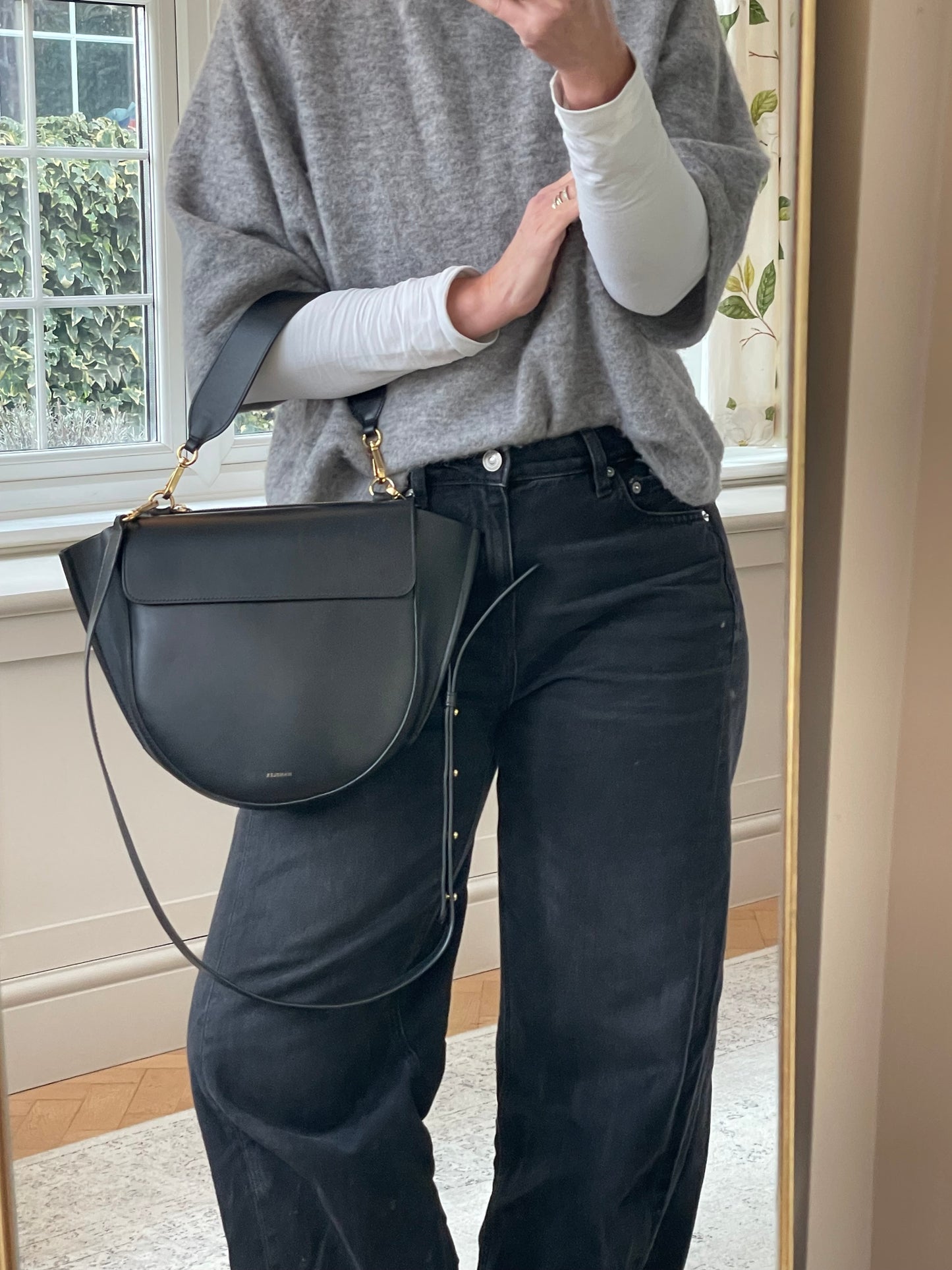 Preloved Wandler Hortensia Crossbody Bag and Top Handle Bag, Medium