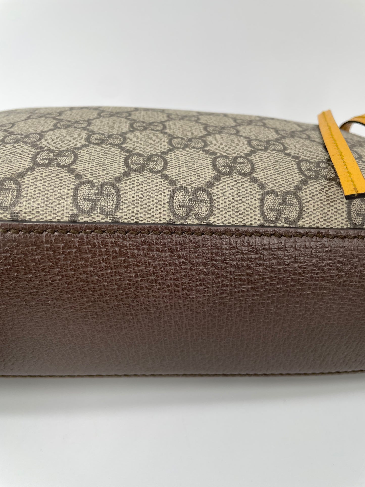 Preloved Gucci GG Supreme Monogram Web Neo Vintage Shoulder Bag