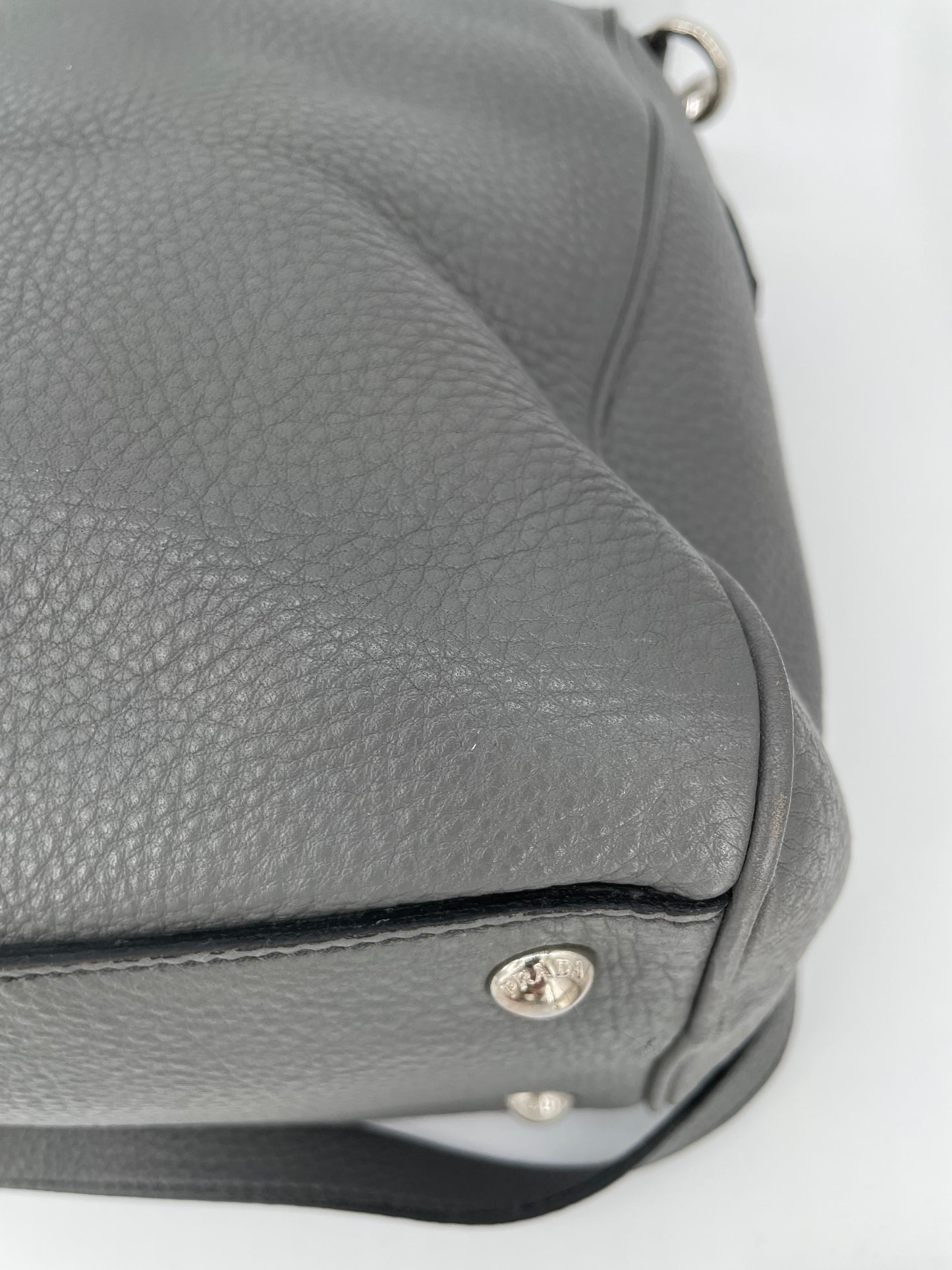 Preloved Prada Vitello Phenix Two Way Tote Bag, Large