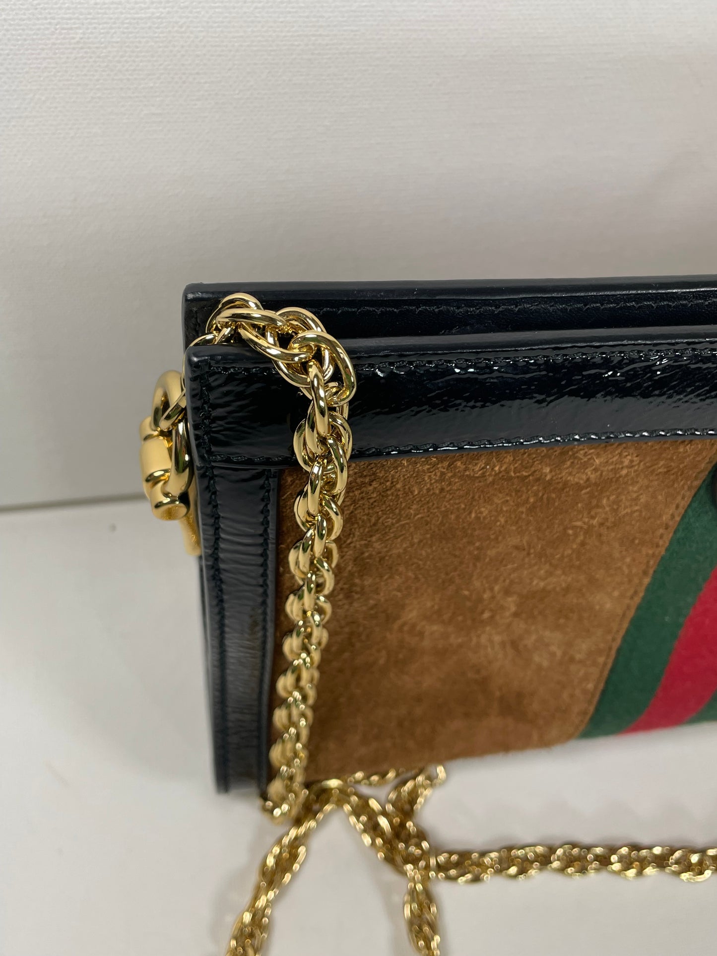 Preloved Gucci GG Web Ophidia Shoulder Bag, Small