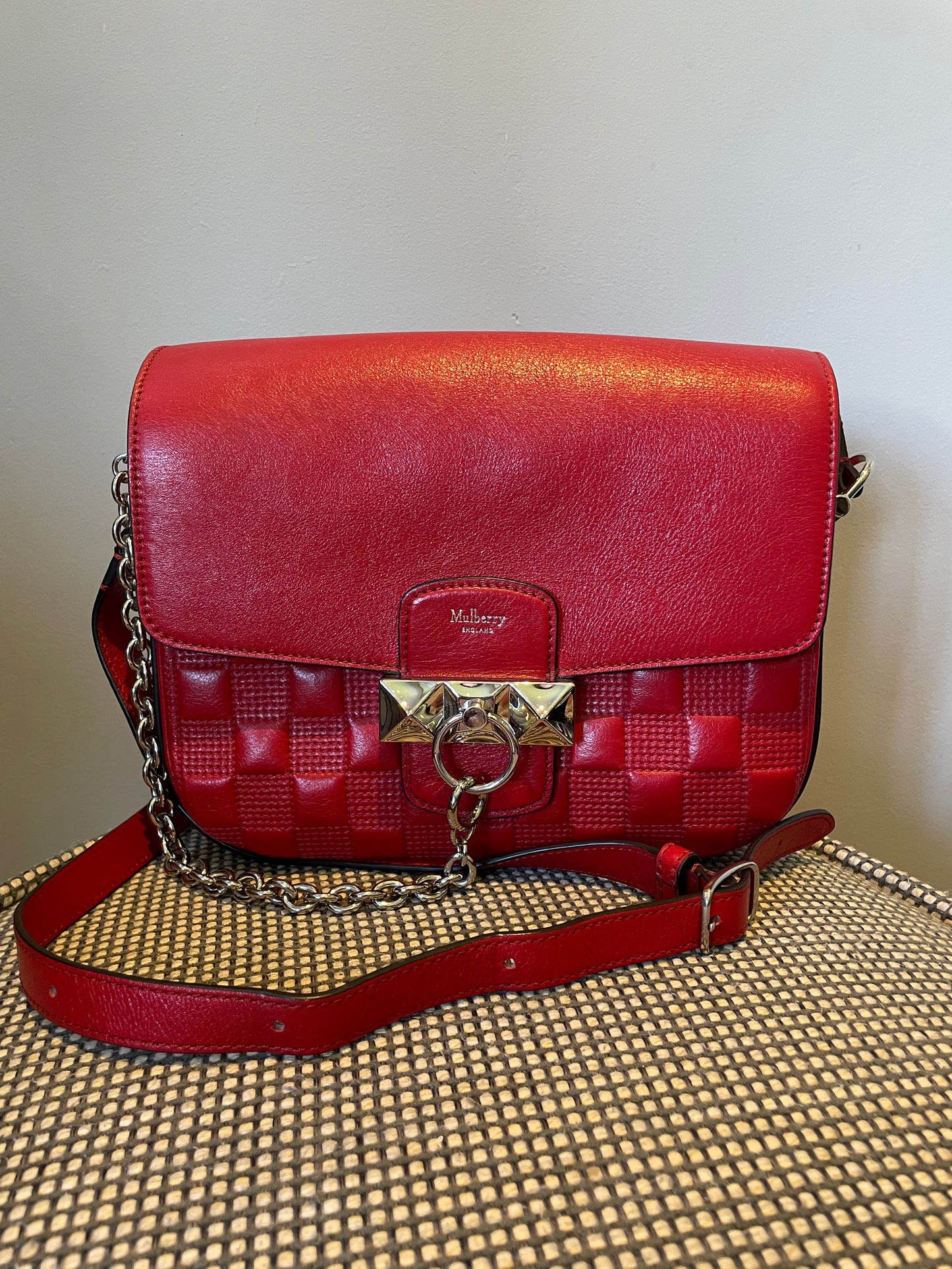 Preloved Mulberry Keeley Satchel Shoulder Bag