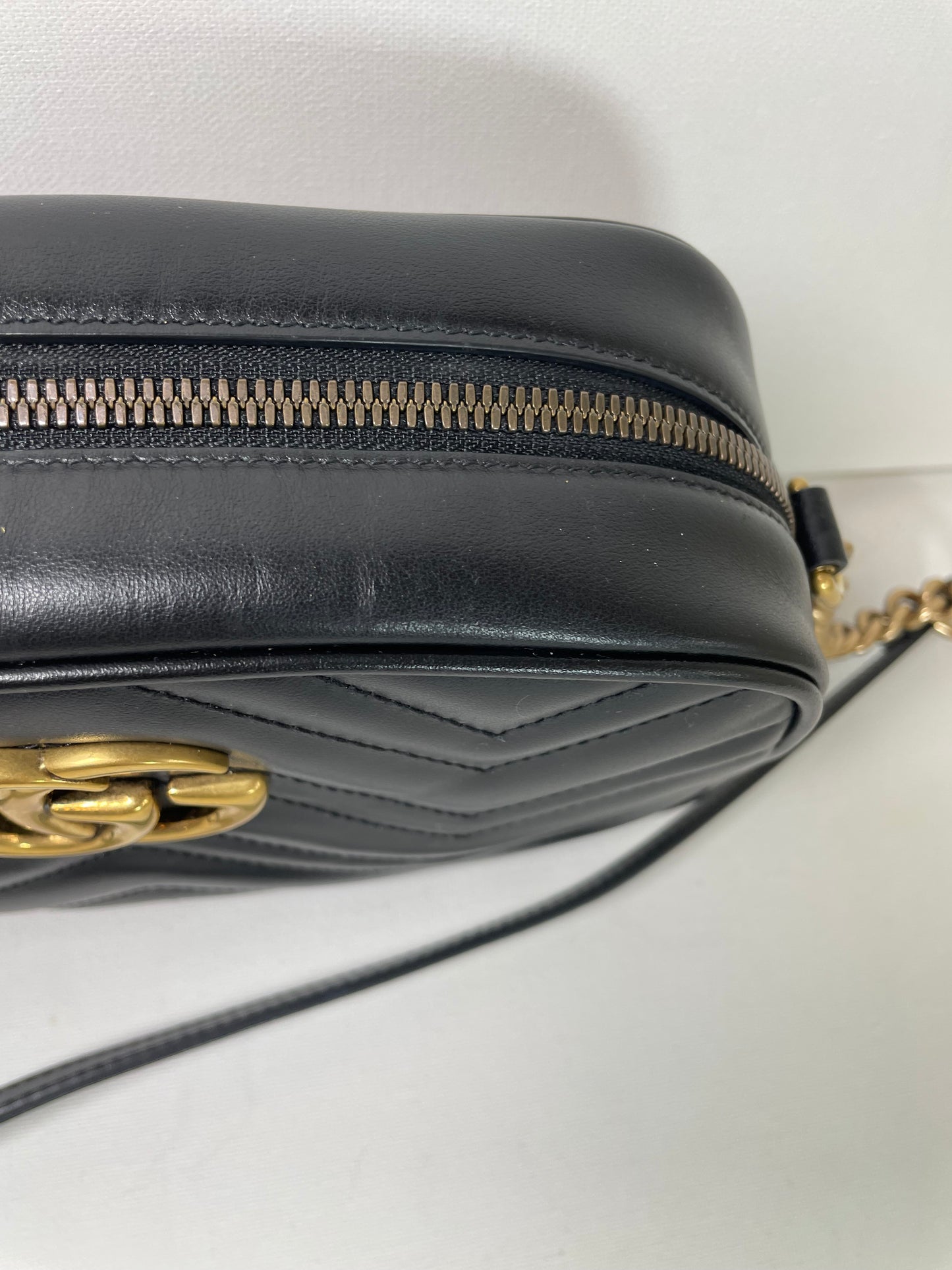 Preloved Gucci Marmont Shoulder Bag, Small