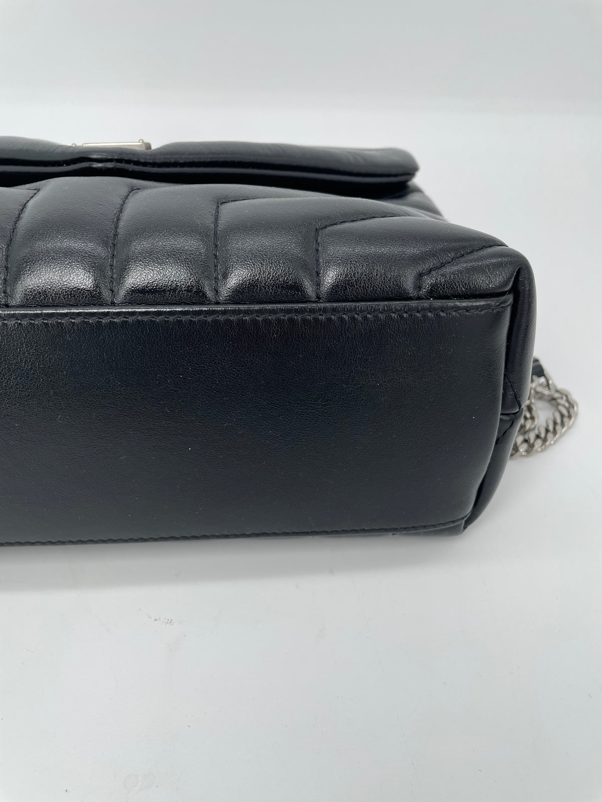 Preloved Yves Saint Laurent  ‘Y’ Quilted Lou Lou Shoulder  Bag, Small