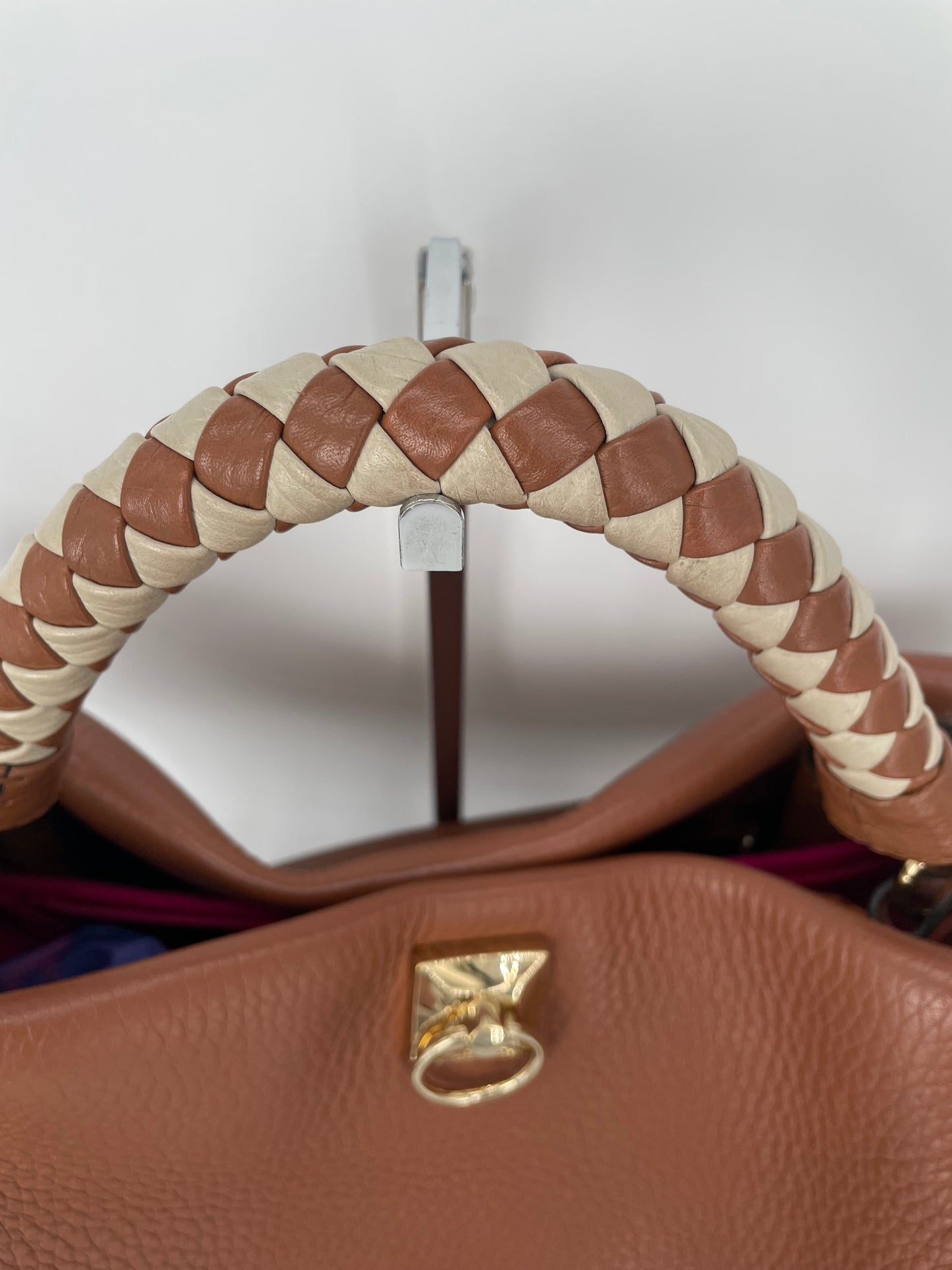 Preloved Mulberry Iris Top Handle Tote Bag, Large