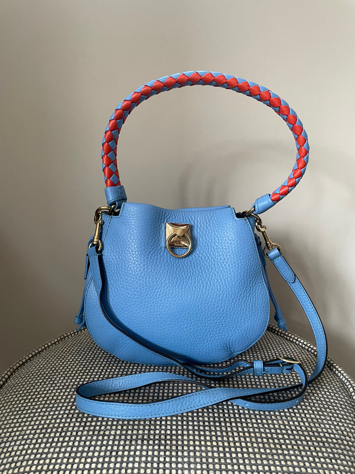 Preloved Mulberry Iris Hobo Bag, Mini