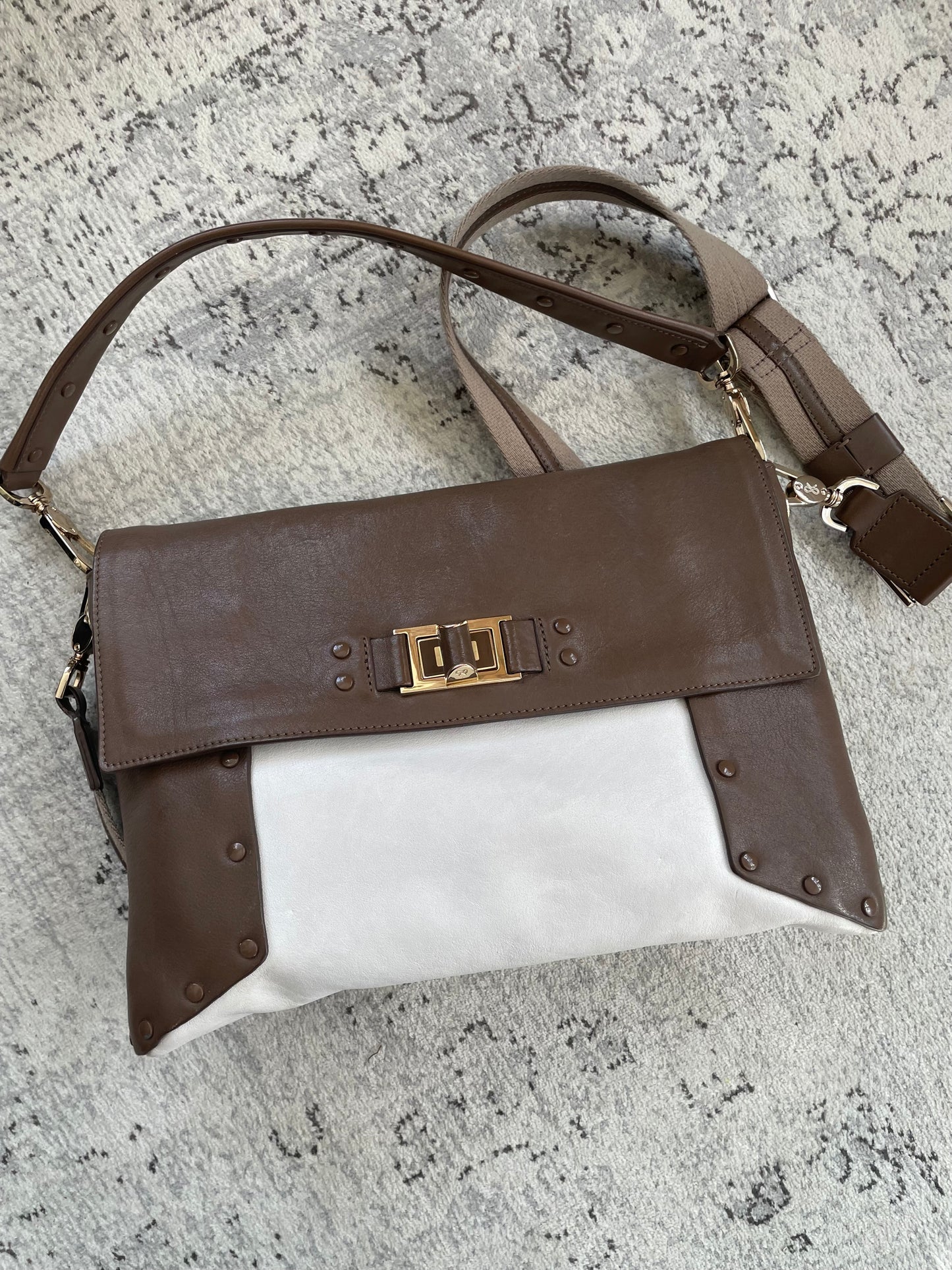 Preloved Anya Hindmarch Envelope, Three Way Bag
