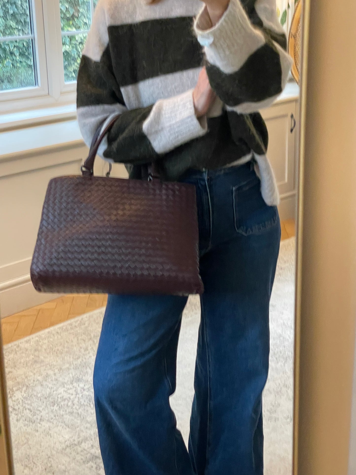 Preloved Bottega Veneta Milano Tote Bag, Medium