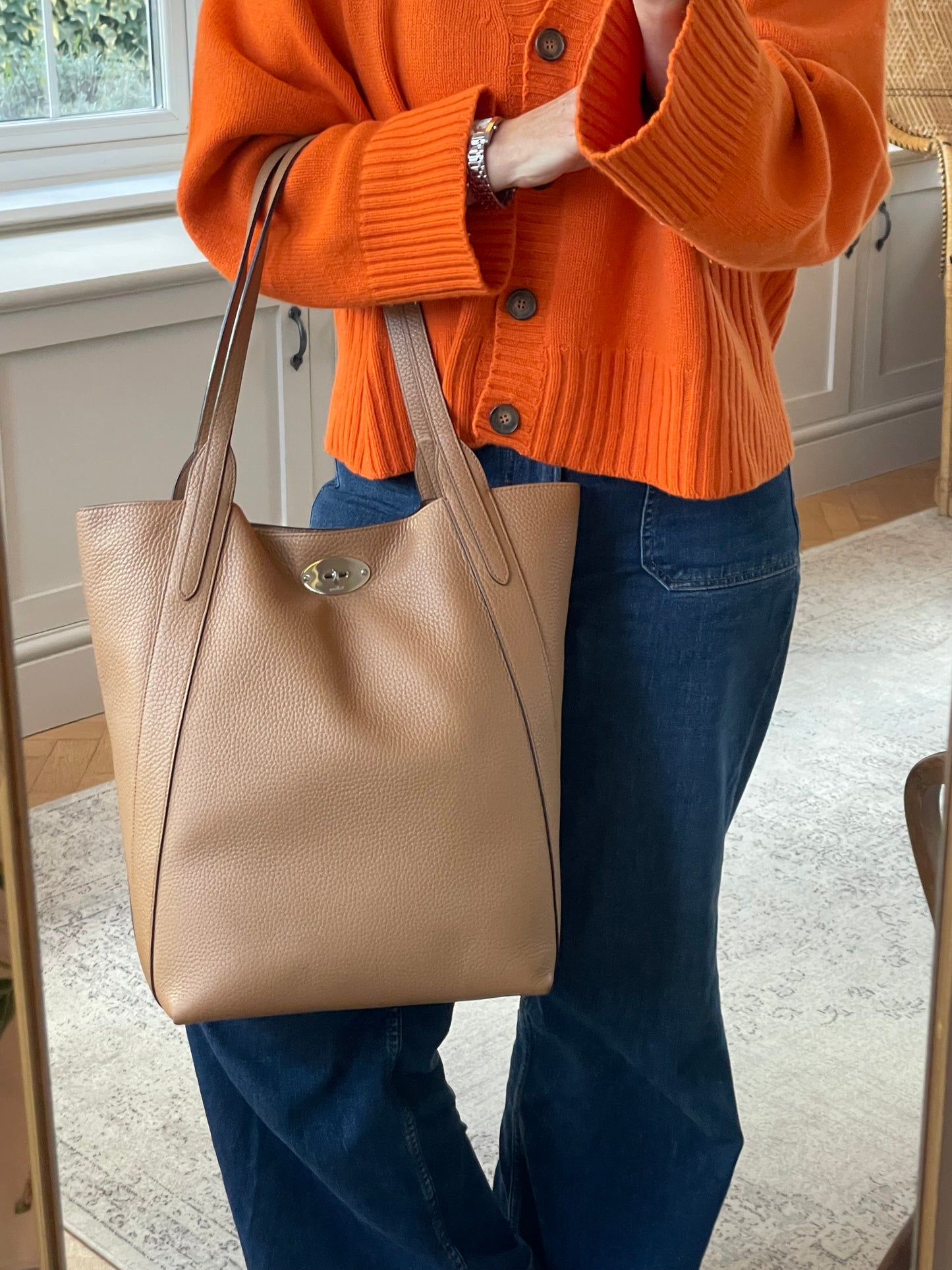 Preloved Mulberry North West Bayswater Tote Bag