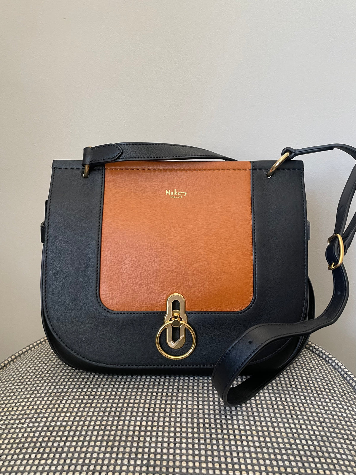 Preloved Mulberry Amberley Satchel, Medium