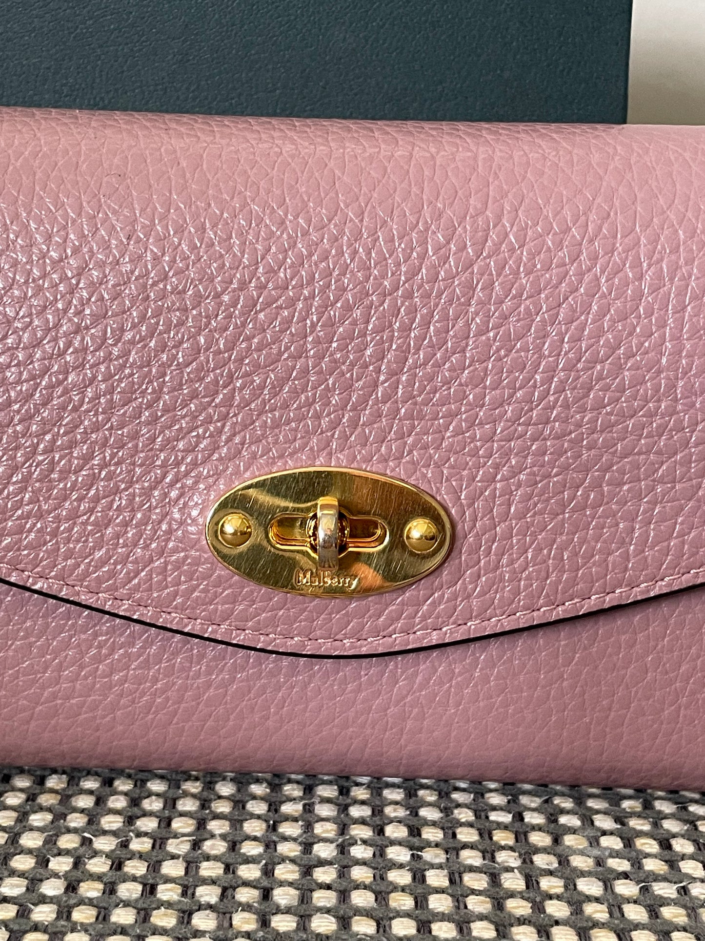 Preloved Mulberry Darley Folded Multi Wallet