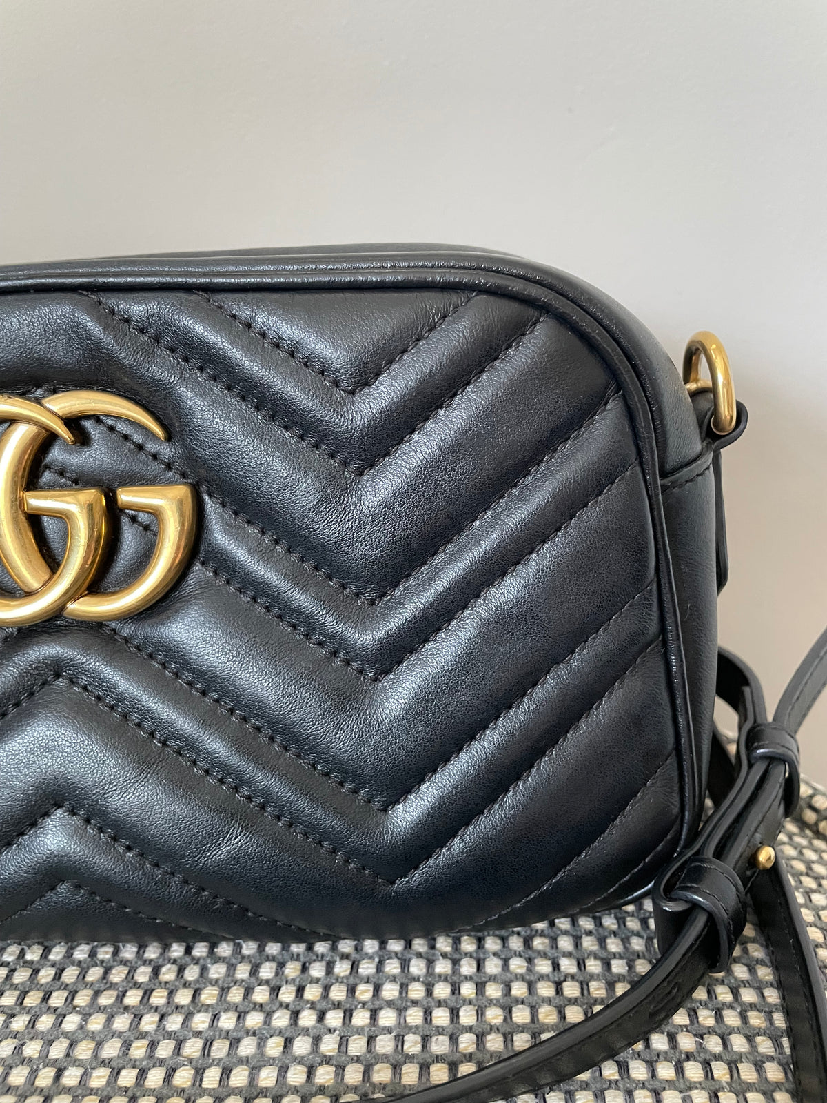 Preloved Gucci Marmont Shoulder Bag, Small